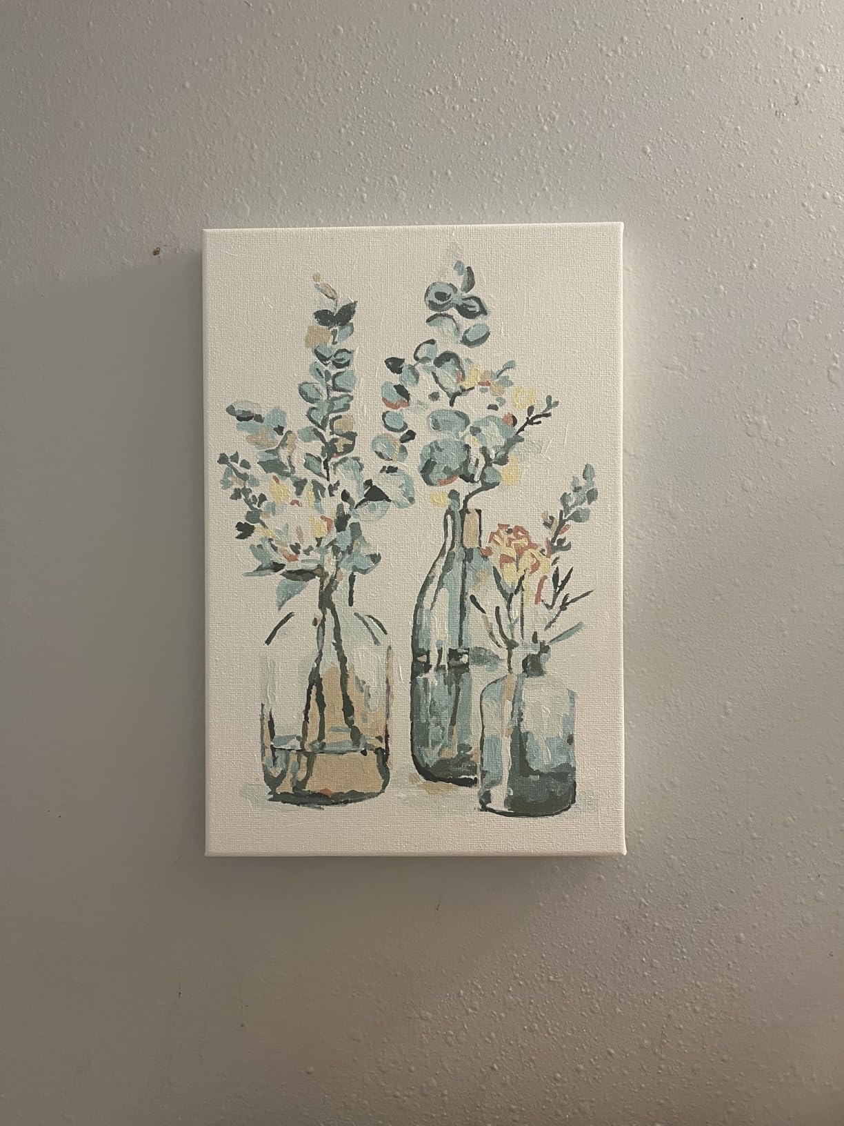 Ginkko Framed Paint by Numbers Kit for Adults 8X 12 inch, Vase Flowers customer photo 2