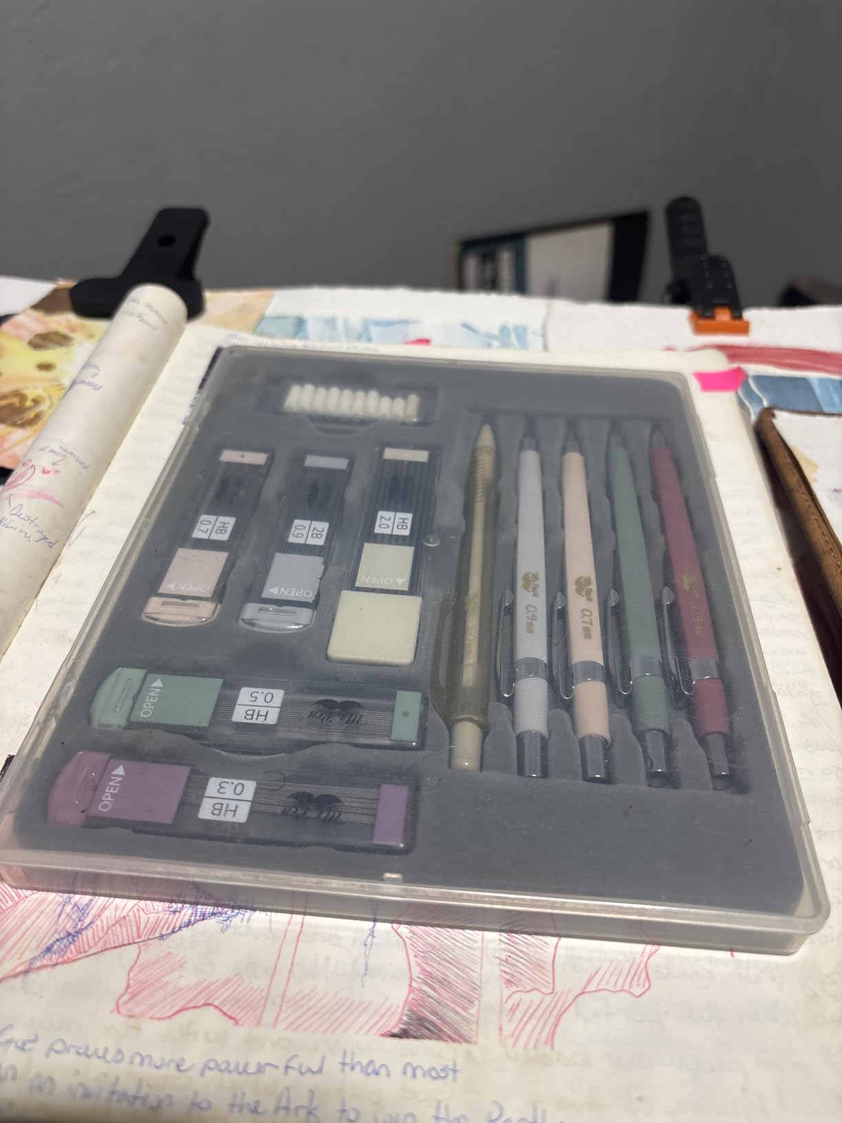 Mr. Pen- Art Mechanical Pencil Set, 5 Sizes (0.3, 0.5, 0.7, 0.9, 2.0mm) customer photo 1