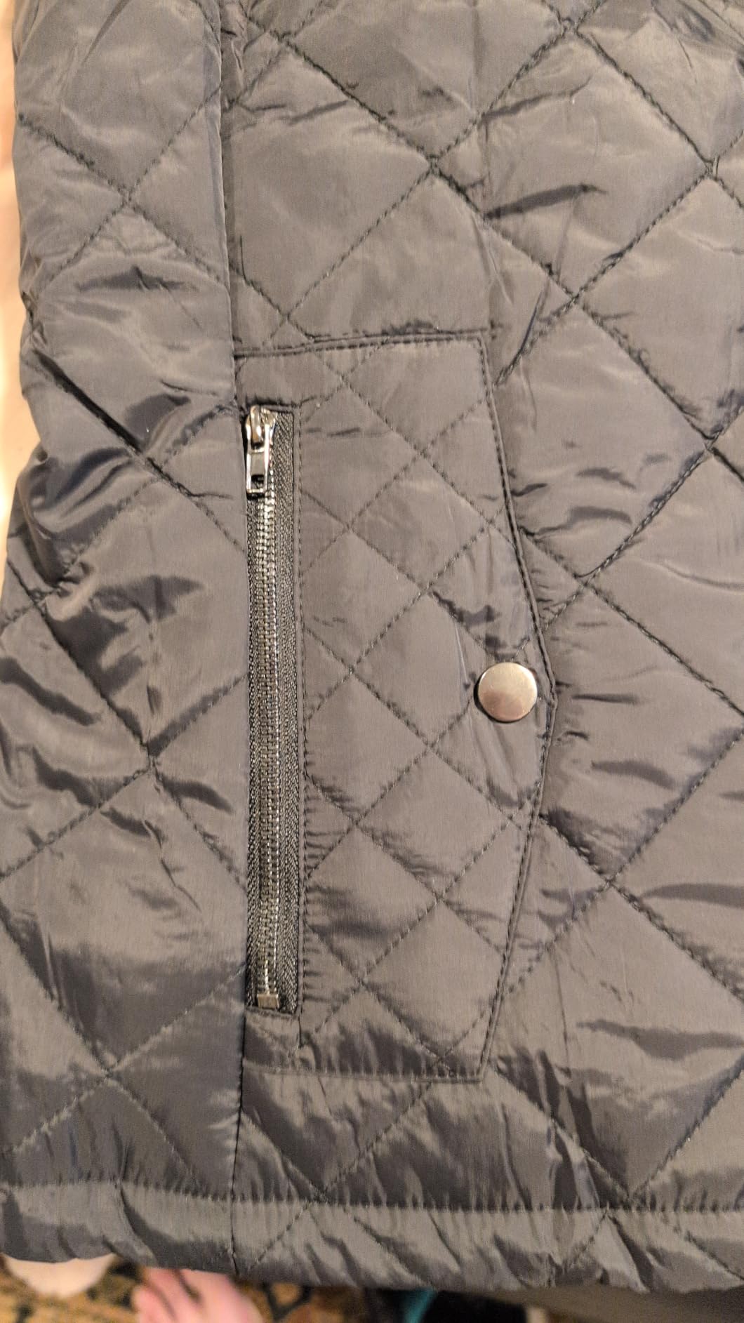 LONGKING Women's Quilted Vest Lightweight Packable Puffer Gilet customer photo 2