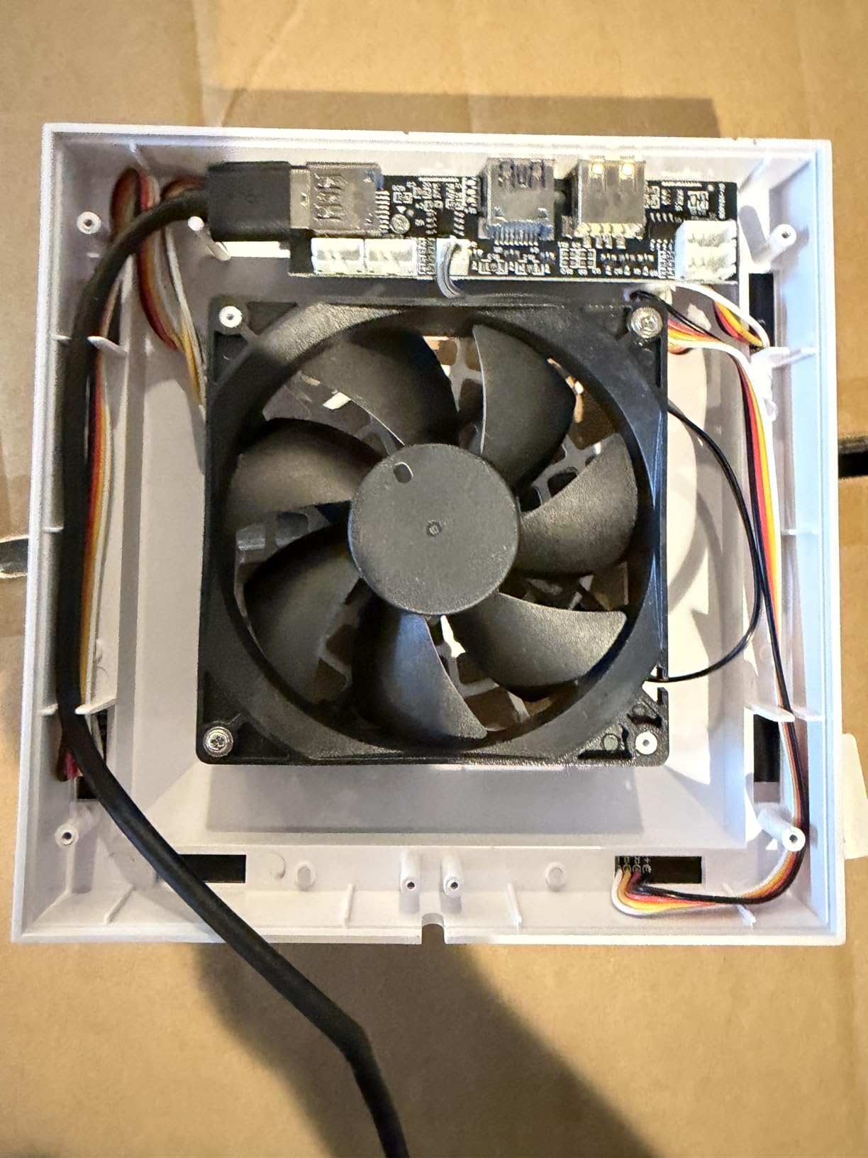 MENEEA Cooling Fan Dust Proof for Xbox Series X Console with Colorful Light customer photo 1