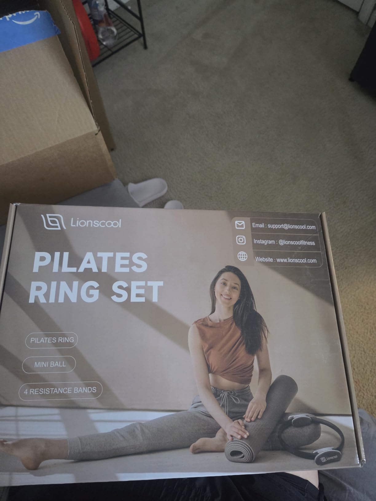 LIONSCOOL Pilates Ring Set 14