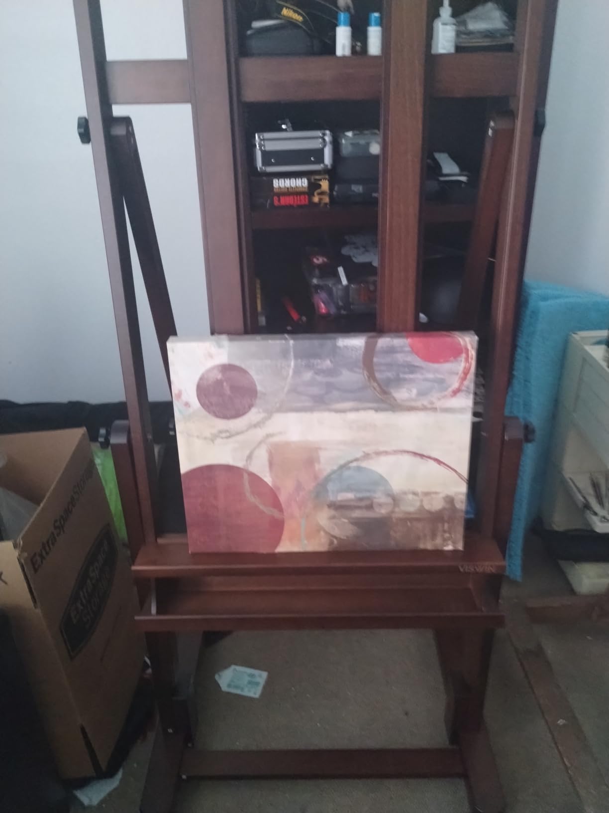 VISWIN Double Mast Heavy-Duty H-Frame Easel, Hold Canvas up to 83