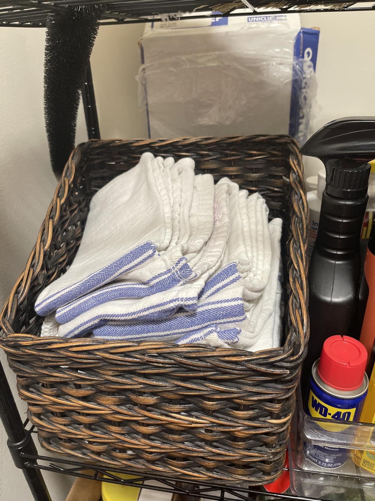 Utopia Towels Blue Dish Towels [6 Pack - 15 x 25 Inches] 100% Ring Spun Cotton Highly Absorbent & Reusable Cleaning Bar, Tea, Kitchen and Dishcloths Set - 200 GSM customer photo 1