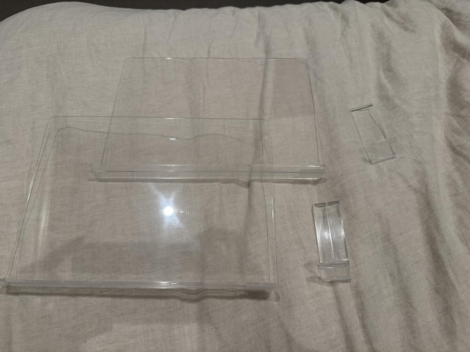 6 PCS Shelf Dividers for Closet Organization Acrylic Clear Closet Shelf Divider for Wooden Shelving Suitable for Wooden or Vertical Shelves Or Bedroom, Kitchen and Office.. customer photo 1