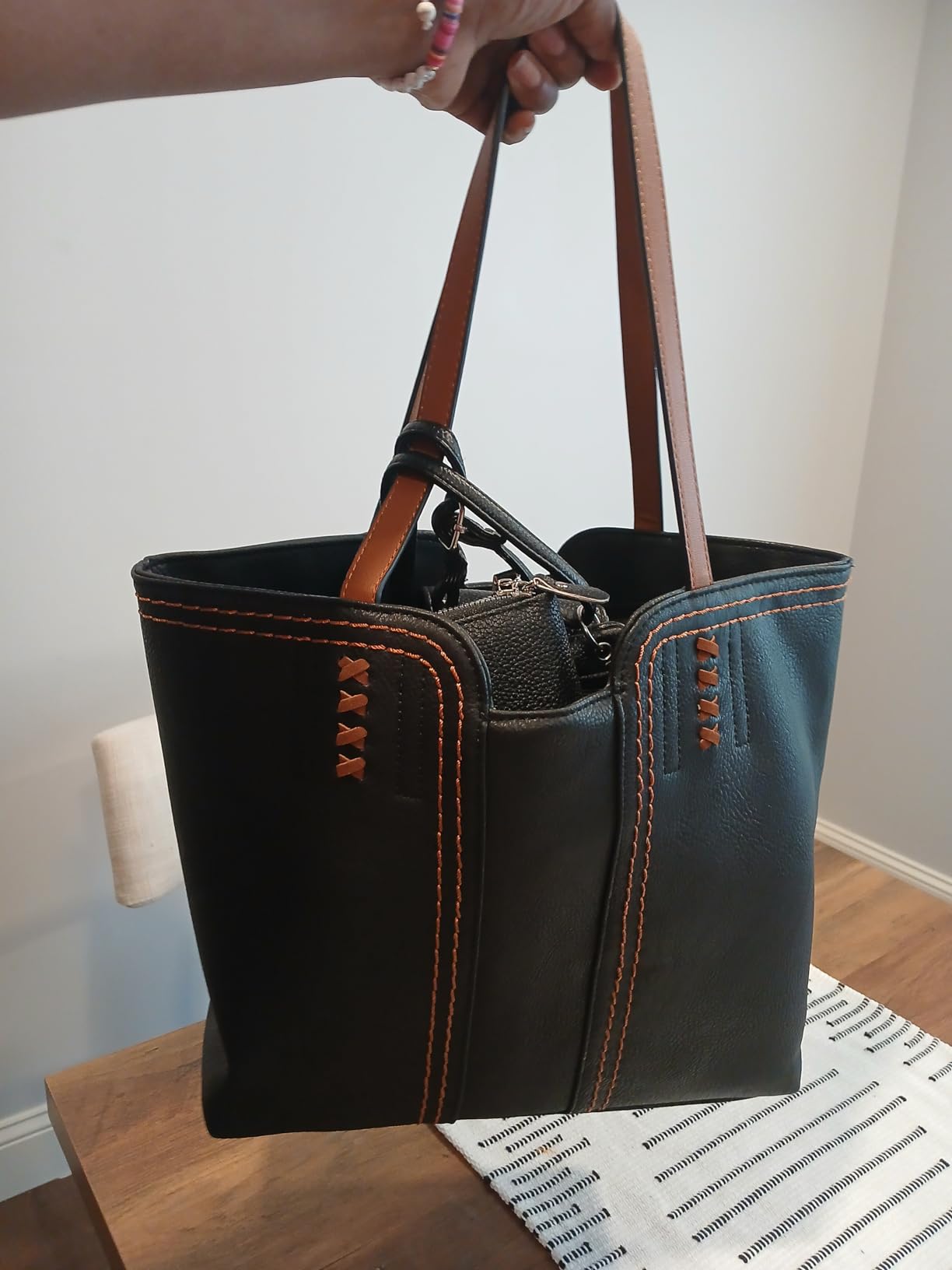 Montana West Tote Bag for Women Top Handle Satchel Purse customer photo 1