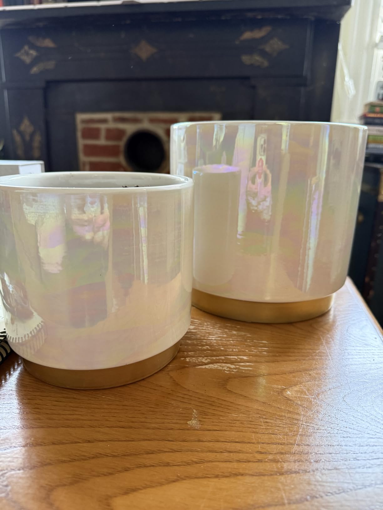 Gepege Ceramic Plant Pots for Indoor Plants, Planters with Drainage Holes customer photo 2