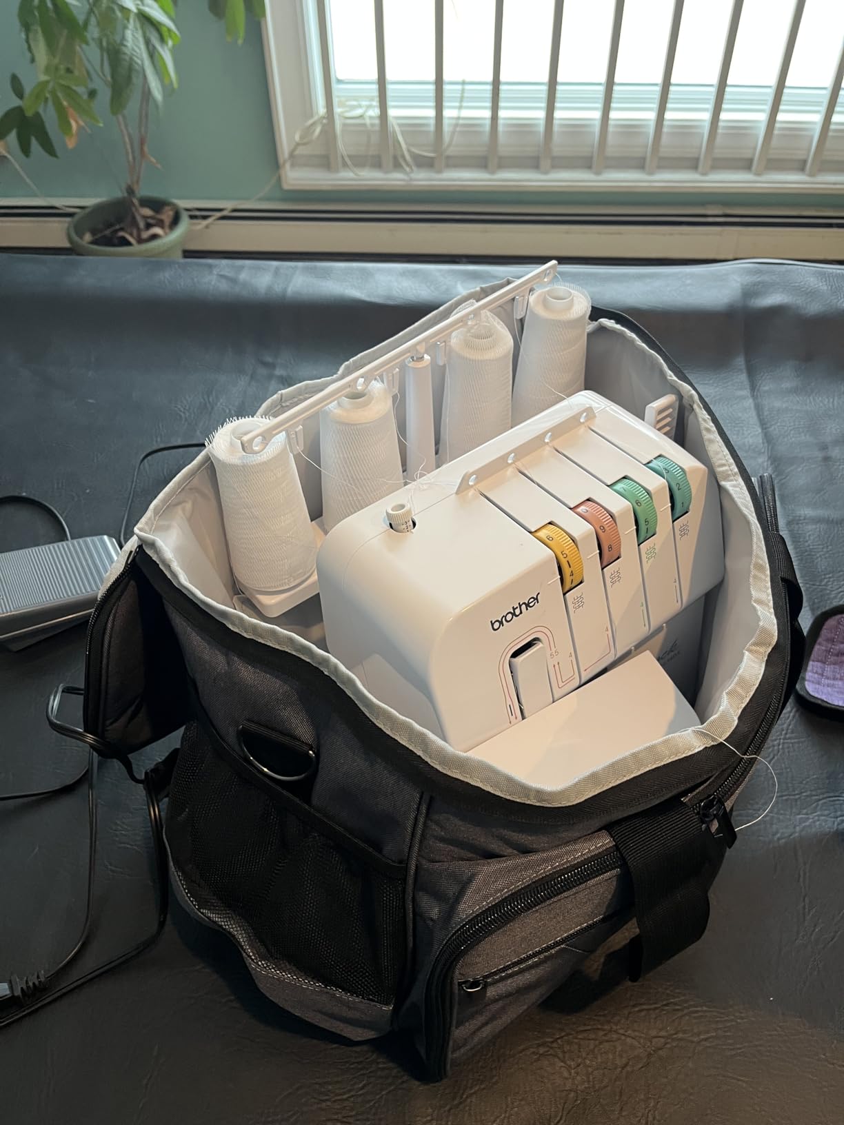 Golkcurx Sewing Machine Carrying Case with Removable Bottom Pad customer photo 1