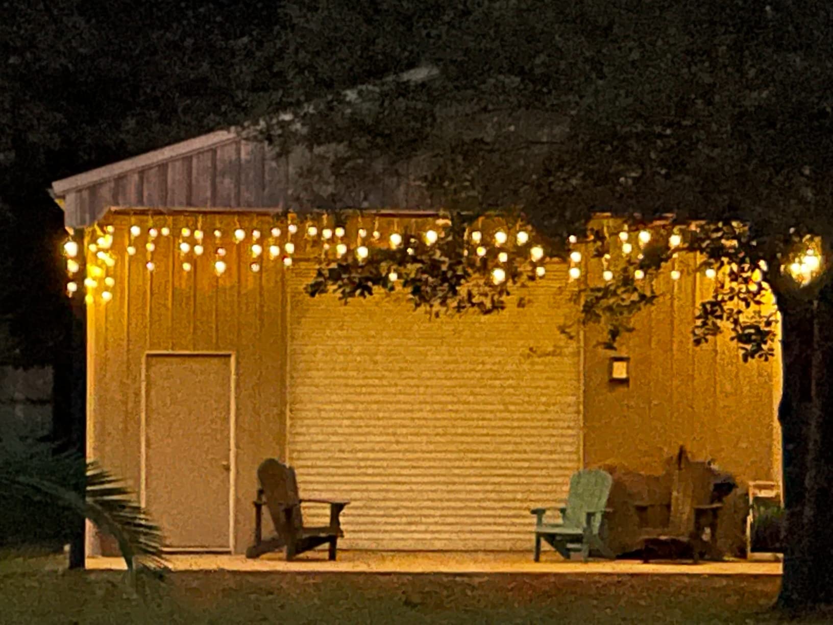 Blingstar Icicle Lights Christmas Lights Outdoor 49.2 Ft 440 LED Extendable Dripping Lights 8 Modes Warm White Icecycle String Lights Cascade for Indoor Outside Xmas Holiday House Decor, Clear Wire customer photo 1