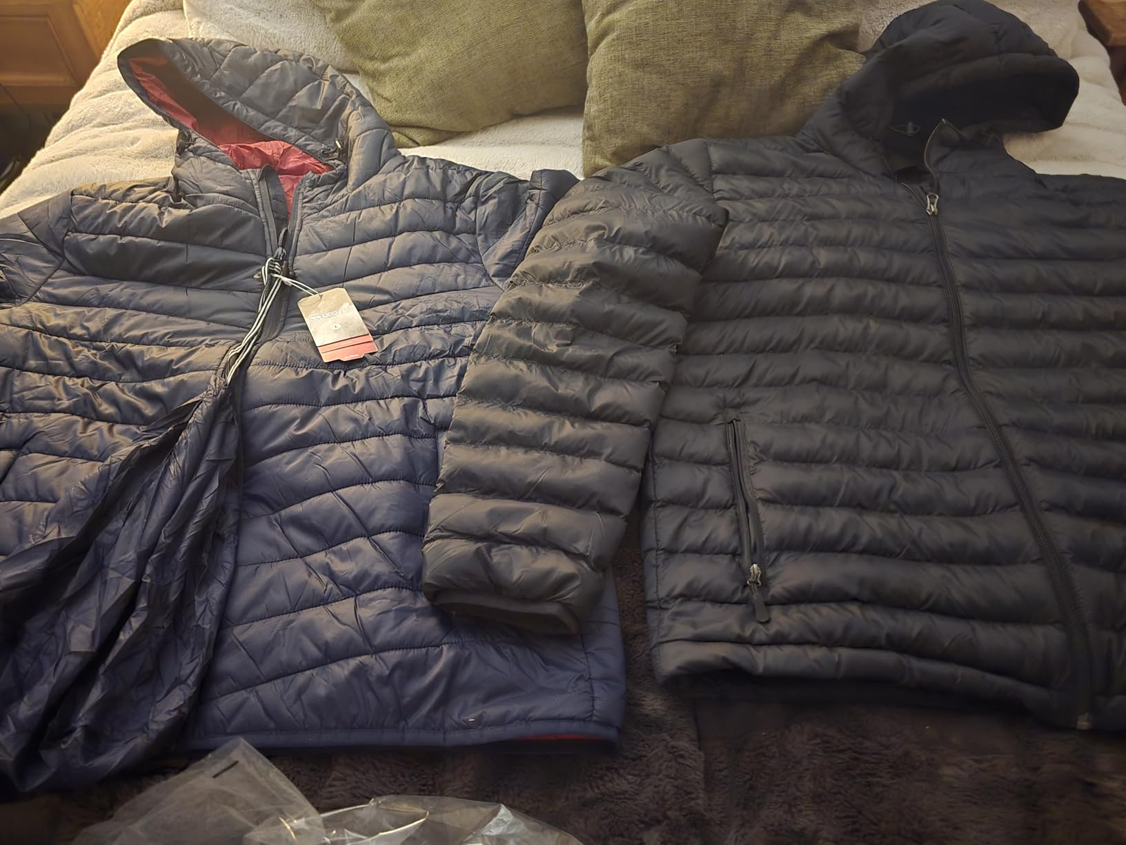 33,000ft Men's Packable Hooded Puffer Jacket Lightweight Warm Winter Coat customer photo 1