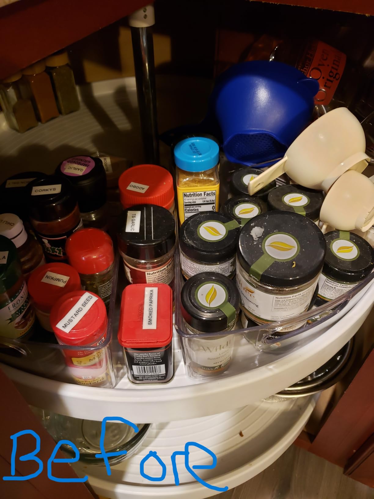 Aliggbent Spice Jars with Labels 36 Pcs 4 oz Glass Bamboo Lids Shaker Set customer photo 1