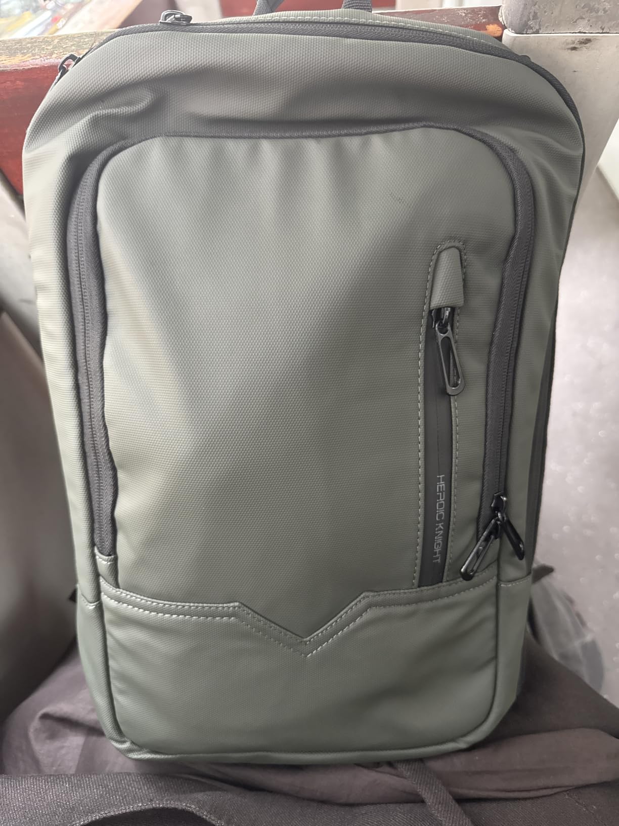 hk Backpack for Men Business Slim Laptop Bag customer photo 1