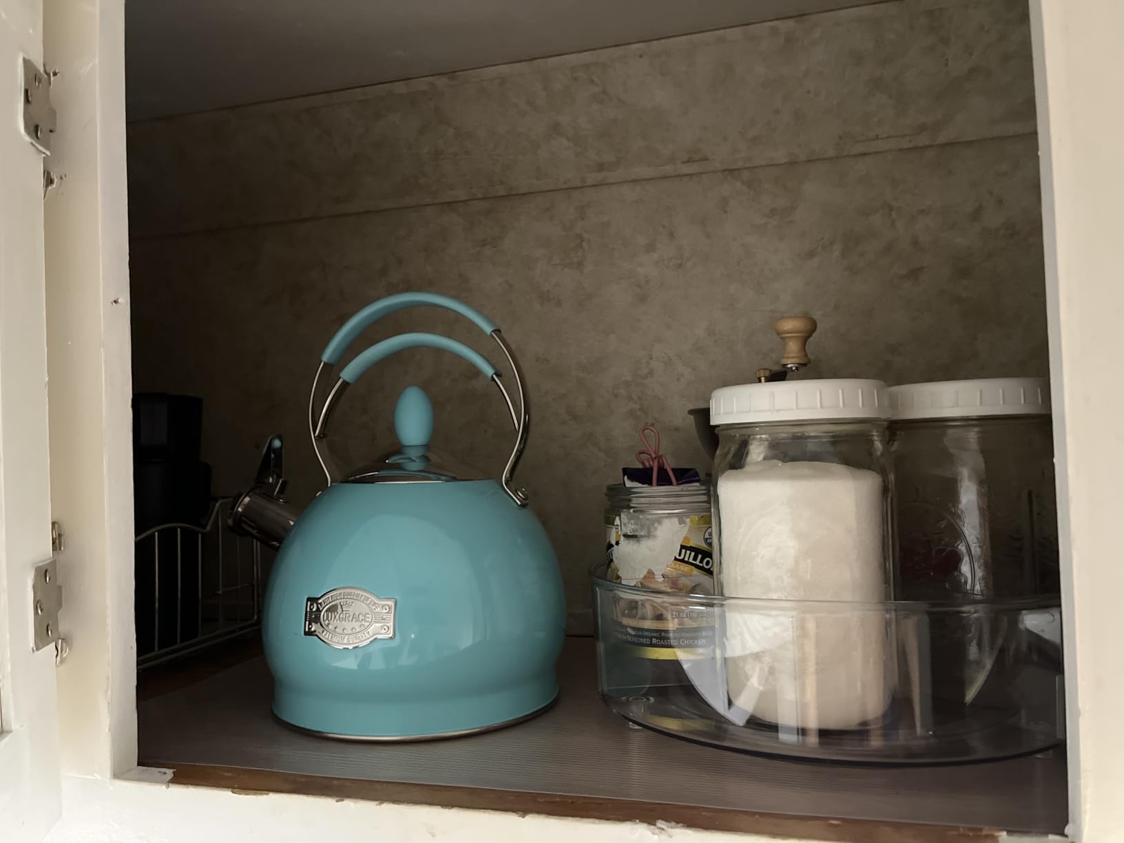 Simple Houseware Pull-Out Cabinet Sliding Basket, 17.2Dx9.7Wx5H, Chrome customer photo 2