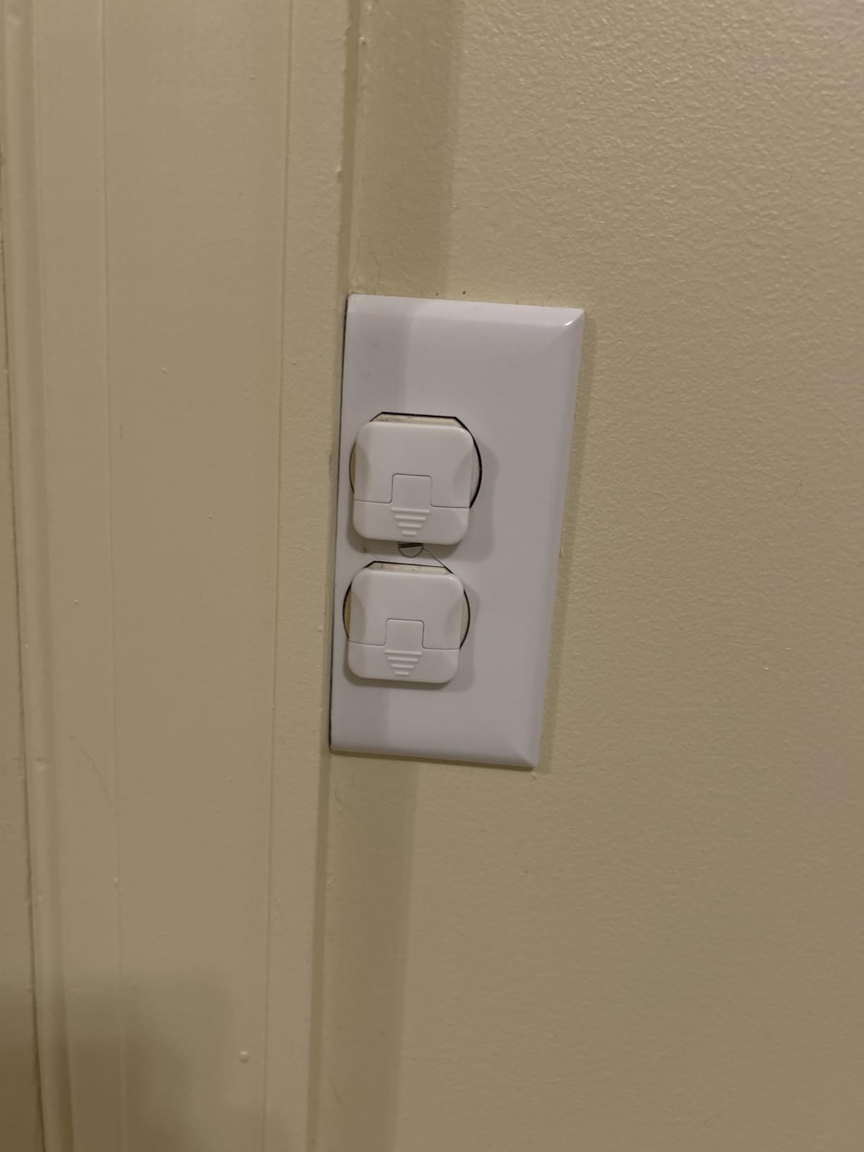 Outlet Covers Babepai 38-Pack White Baby Proof Electrical Protector Safety Improved Baby Safety Plug Covers customer photo 1