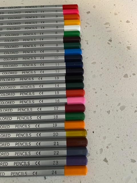 48 Colored Pencils for Adult Coloring Books, Soft Core Art Pencils customer photo 2