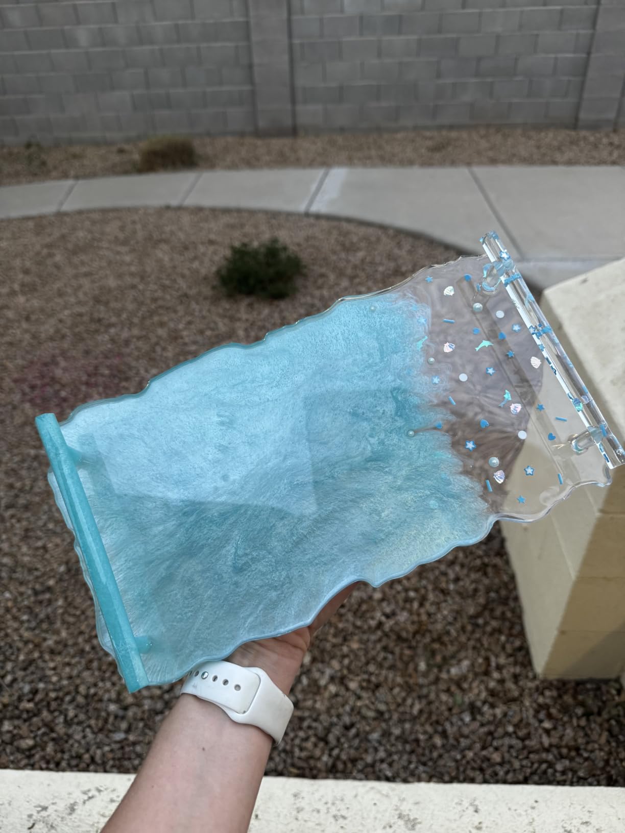 64OZ Epoxy Resin Kit, Clear Resin No Yellowing No Bubble for Molds & Craft customer photo 1