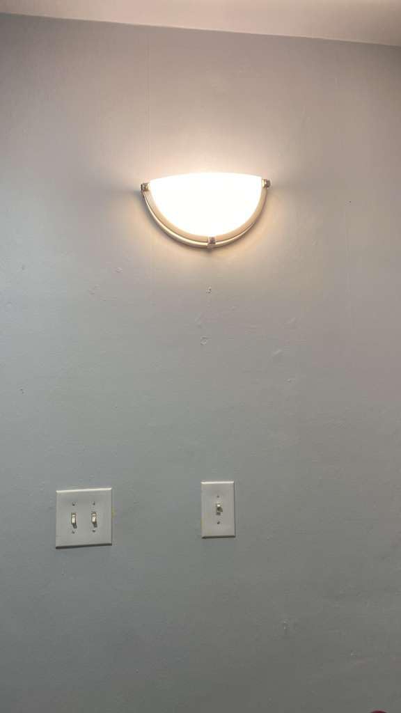 13 inch Dimmable LED Wall Sconce, Half Moon Wall Light Fixture, 3000K/4000K/5000K Color Temperature Adjustable, Modern Bathroom Vanity Light Fixtures, Super Bright 950 Lumen (Brushed Nickel) customer photo 2