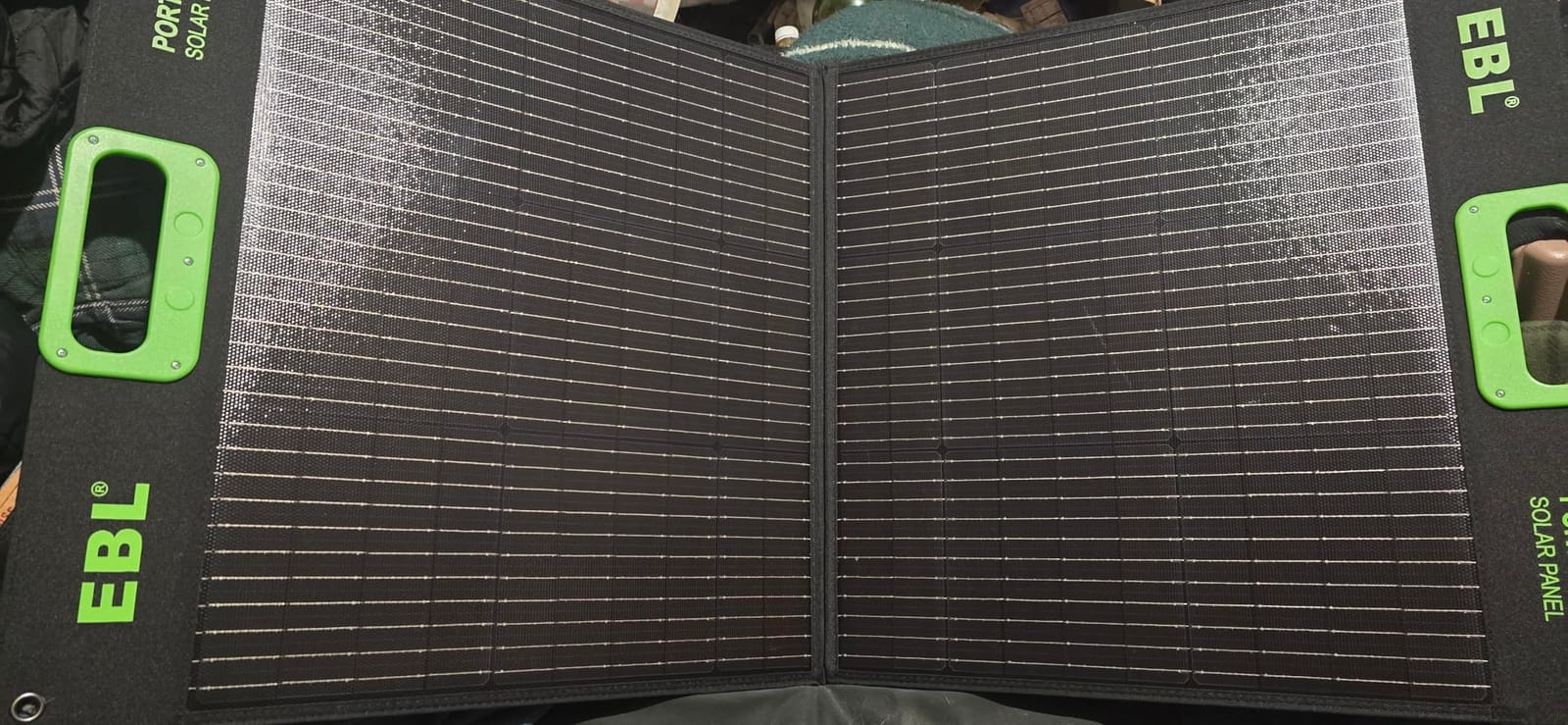EBL Solar Panel 100W Portable Solar Panel for 300/500/1000 Power Station customer photo 2