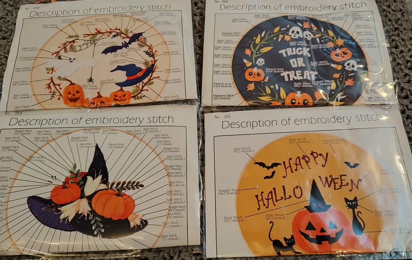 Santune 3 Sets Embroidery Kit,Cross Stitch Kits for Beginners,Needlepoint Kits for Adults with Easy Floral Pattern Hand Crafts,Hoop,Needle,Mothers Day Gifts customer photo 1