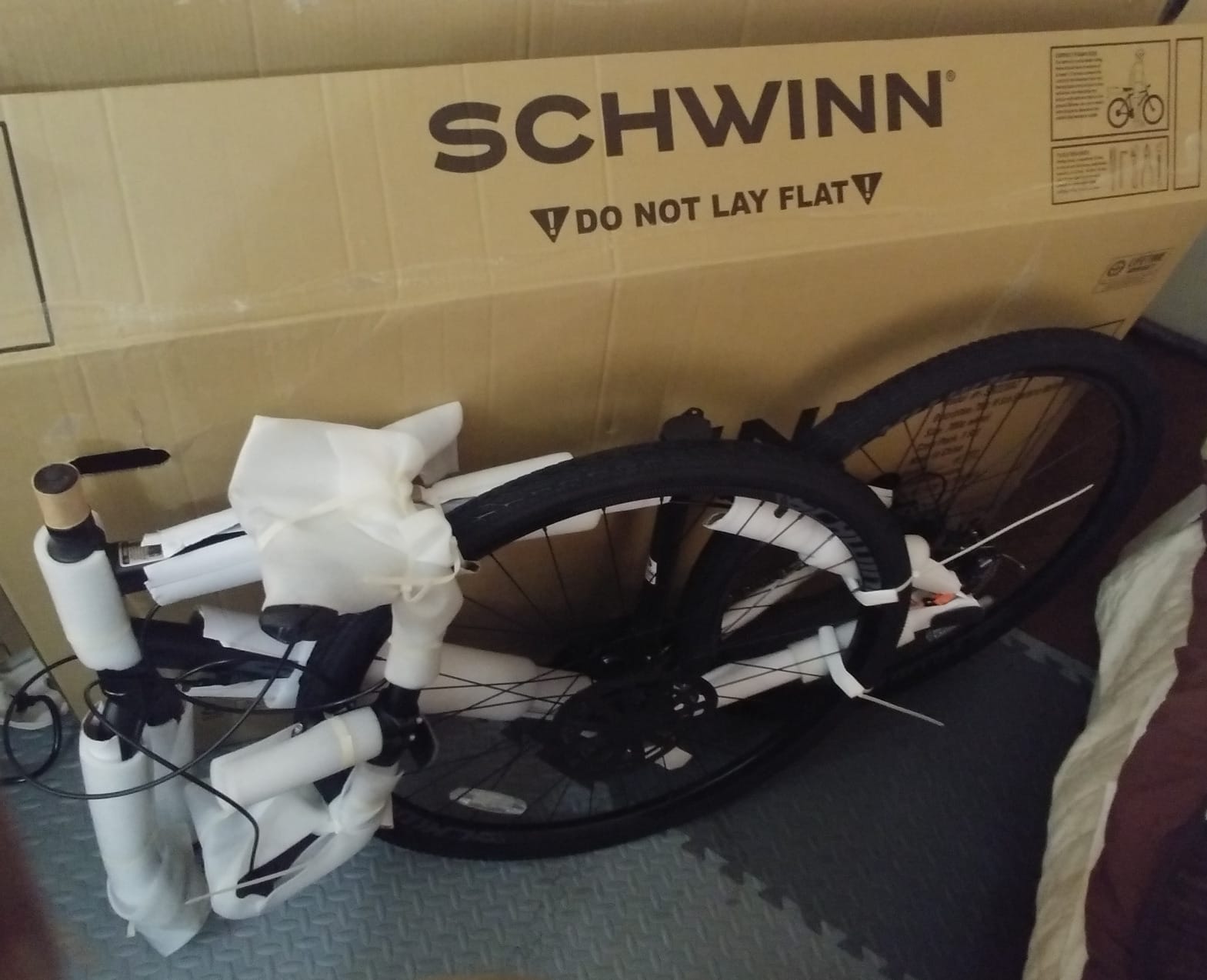 Schwinn Sporterra RX Gravel Bike, 700c Mens and Womens Bike, 14-Speed Drop Bar Gravel Bicycle, Mechanical Disc Brakes, Rigid Fork, Aerodynamic Riding Position, Quick Release Seat Post, Adult Bicycle customer photo 1