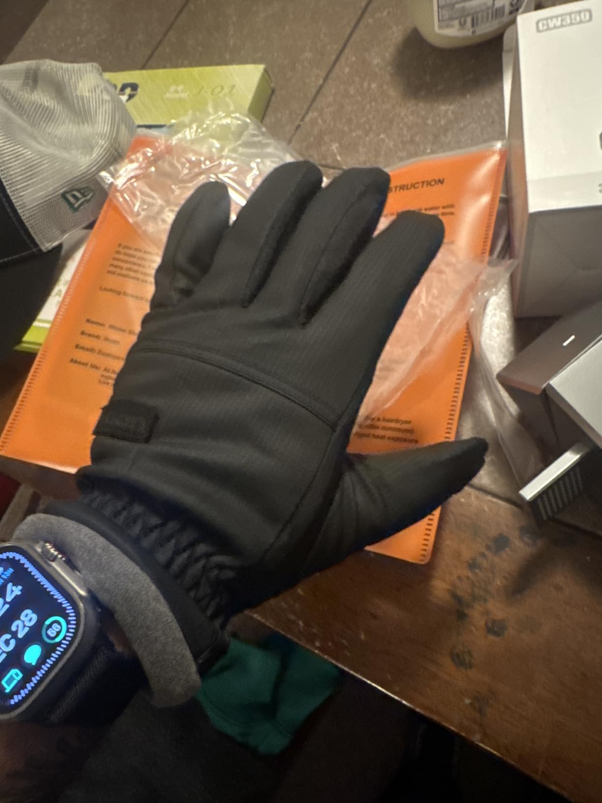 ihuan Winter Waterproof Ski Gloves Men Women, Snow Warm Cycling Cold Weather, Driving Biking Running customer photo 2