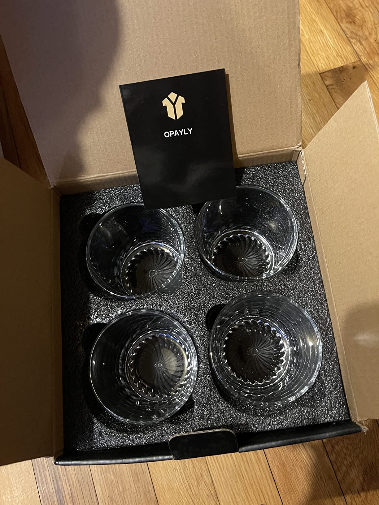 OPAYLY Whiskey Glasses Old Fashioned Glasses Set of 6 12oz Rocks Glasses Gift for Men Women Drinking Bourbon Scotch Cocktails Rum Cognac Vodka at Home Bar customer photo 1
