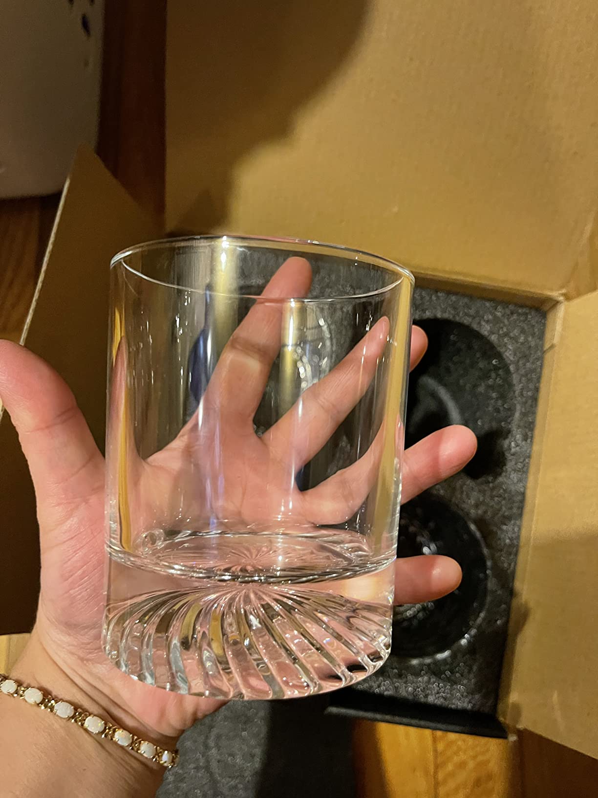 OPAYLY Whiskey Glasses Old Fashioned Glasses Set of 6 12oz Rocks Glasses Gift for Men Women Drinking Bourbon Scotch Cocktails Rum Cognac Vodka at Home Bar customer photo 2