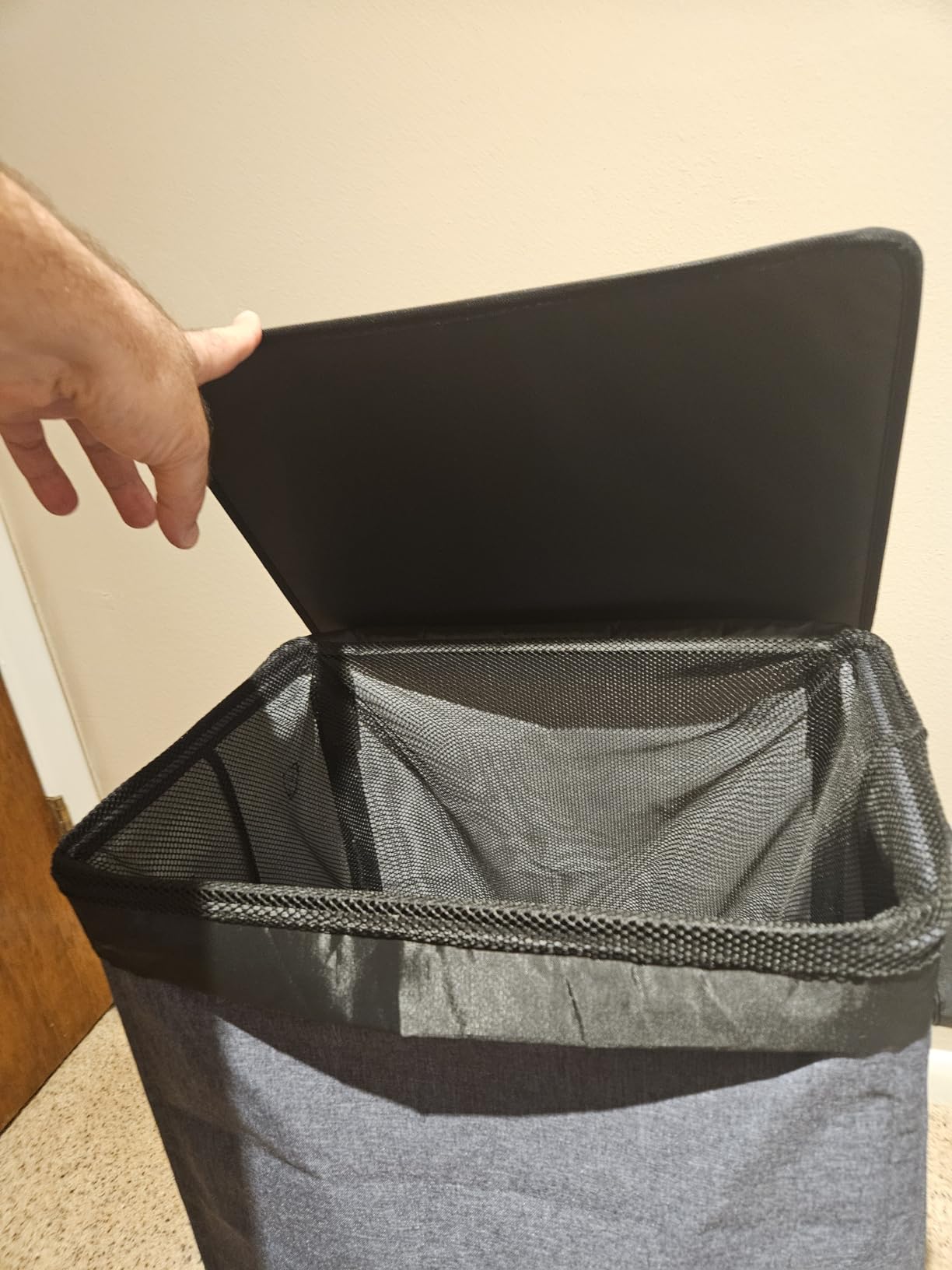 SOLEDI 100L Laundry Hamper with Lid, Large Collapsible Laundry Basket customer photo 1