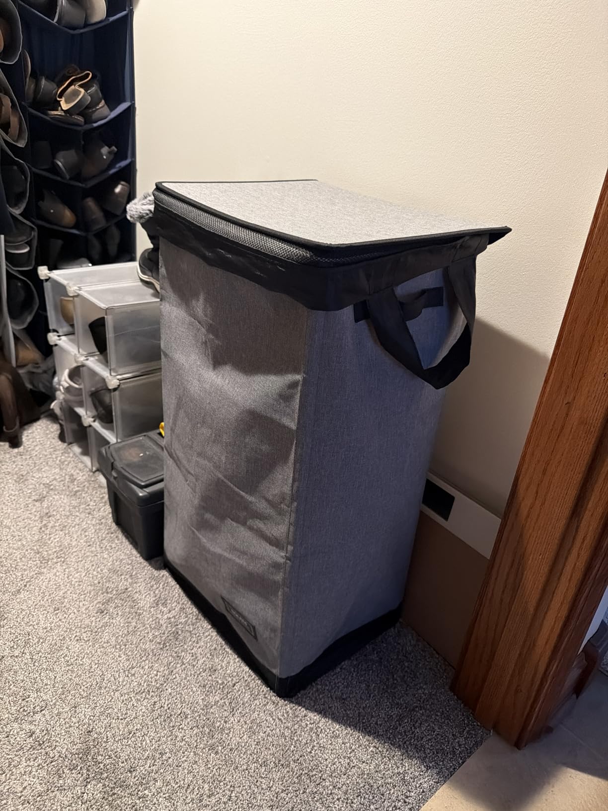 SOLEDI 100L Laundry Hamper with Lid, Large Collapsible Laundry Basket customer photo 2