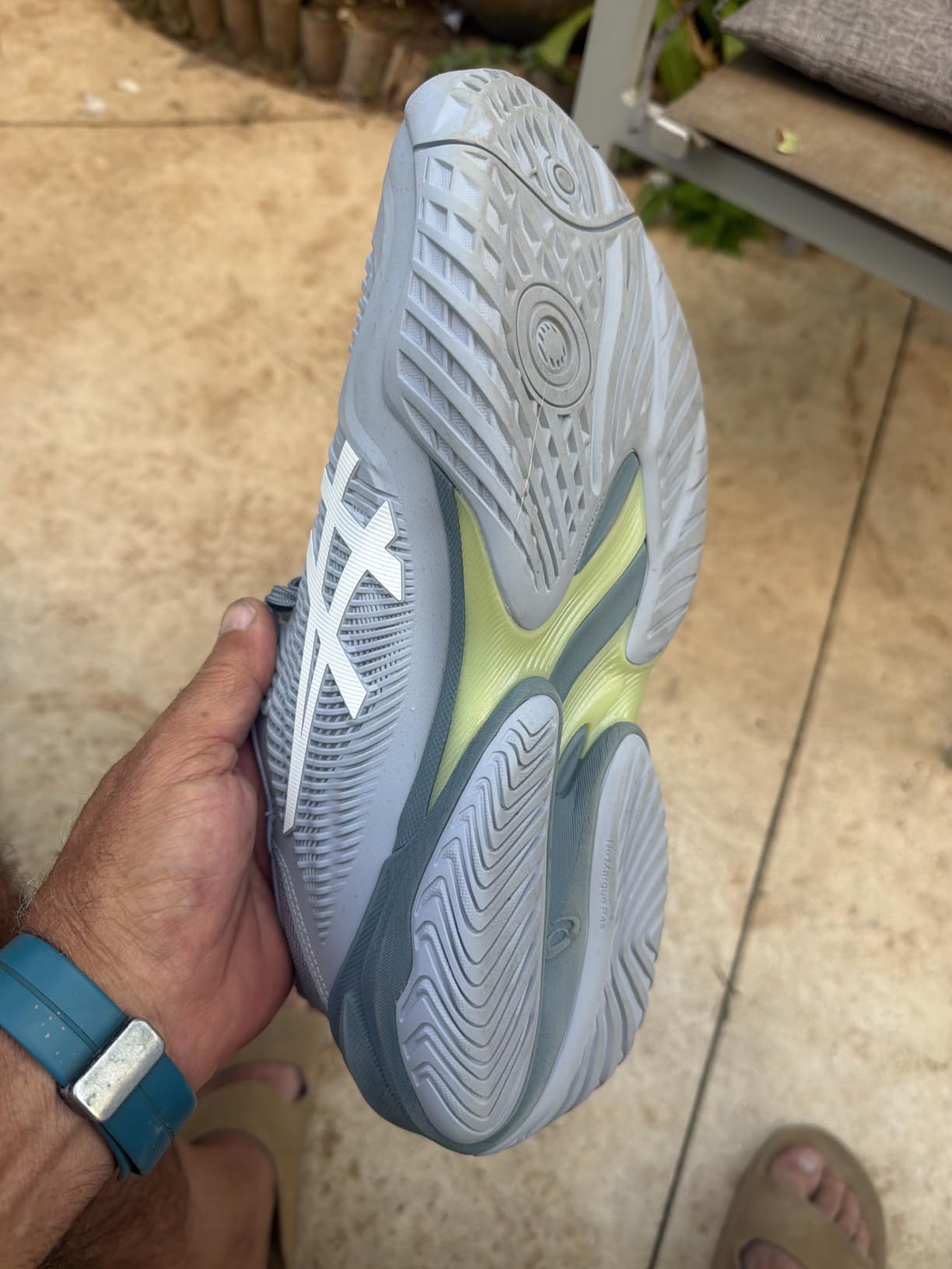 ASICS Men's Court FlyteFoam 3 Tennis Shoes customer photo 2