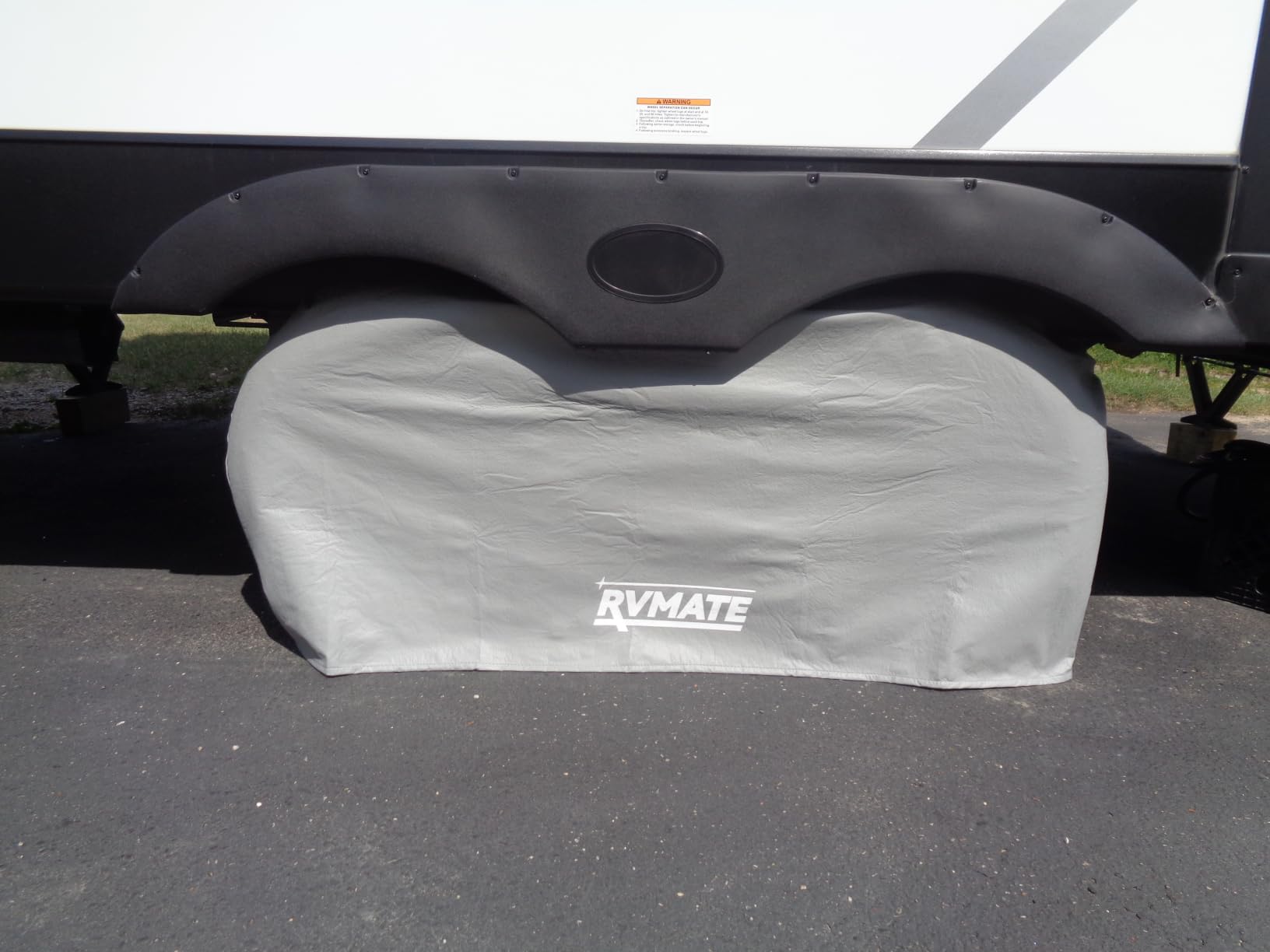 RVMATE RV Tire Covers, Dual Axle Wheel Cover, 2 Pack, Fit 27