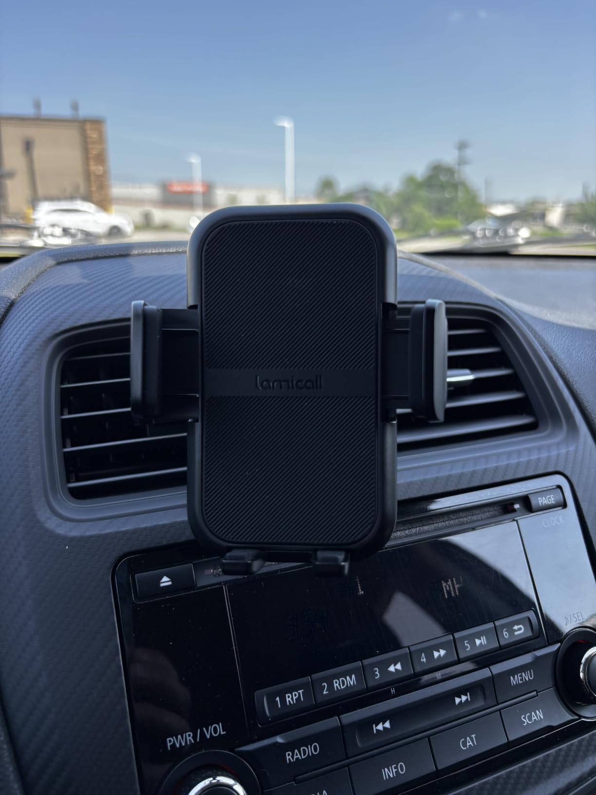 Lamicall 2026 Wider Clamp & Metal Hook Car Phone Holder Vent Accessories customer photo 1