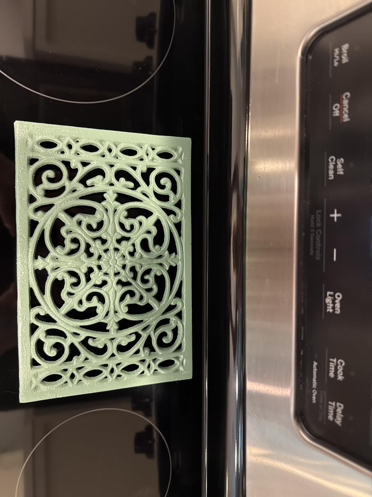 Sumnacon Cast Iron Trivet 2Pcs Heat Resistant Trivets for Hot Pots and Pans customer photo 1