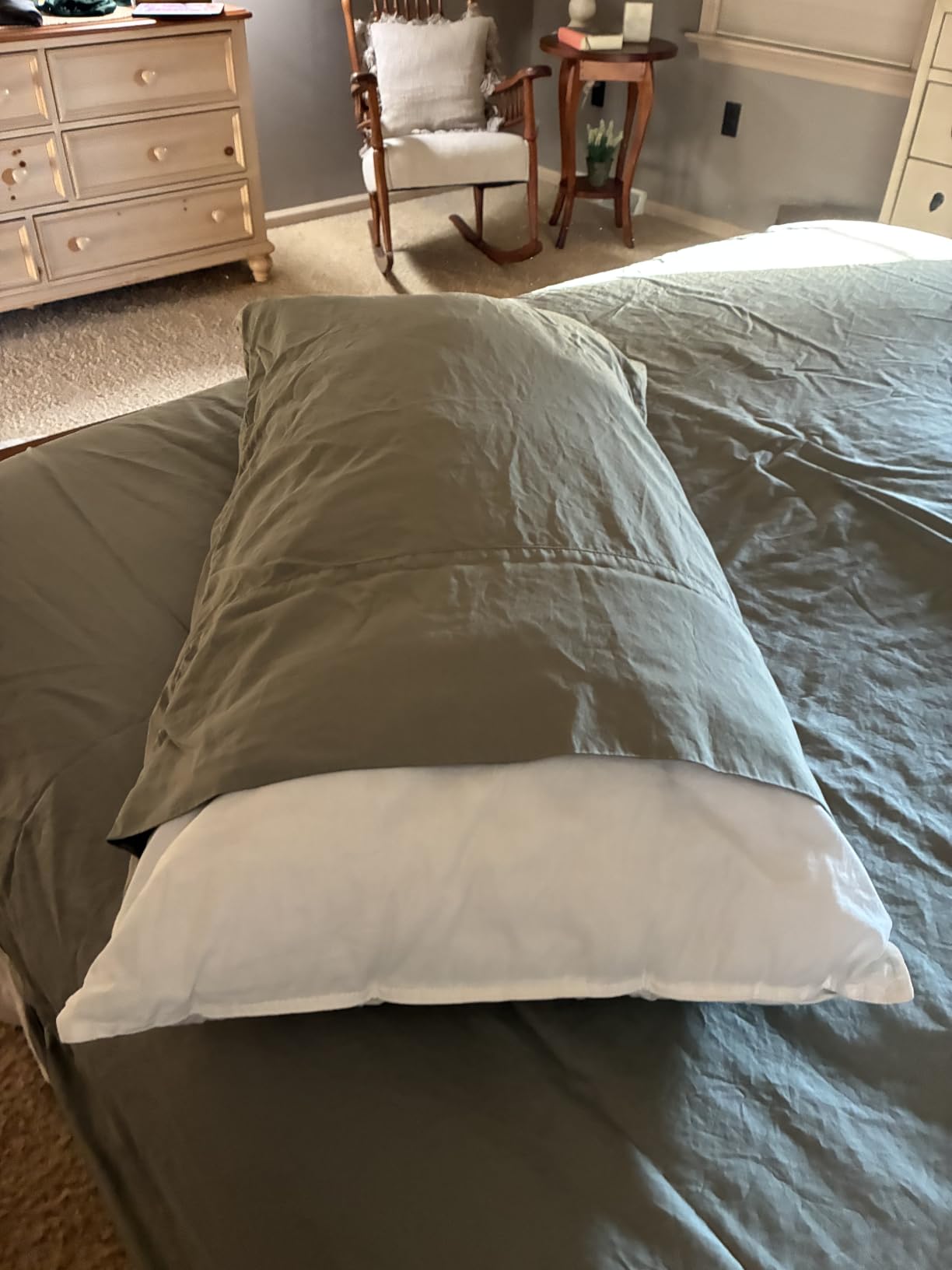 BOLL & BRANCH Signature Hemmed Sheet Set, King, White customer photo 1