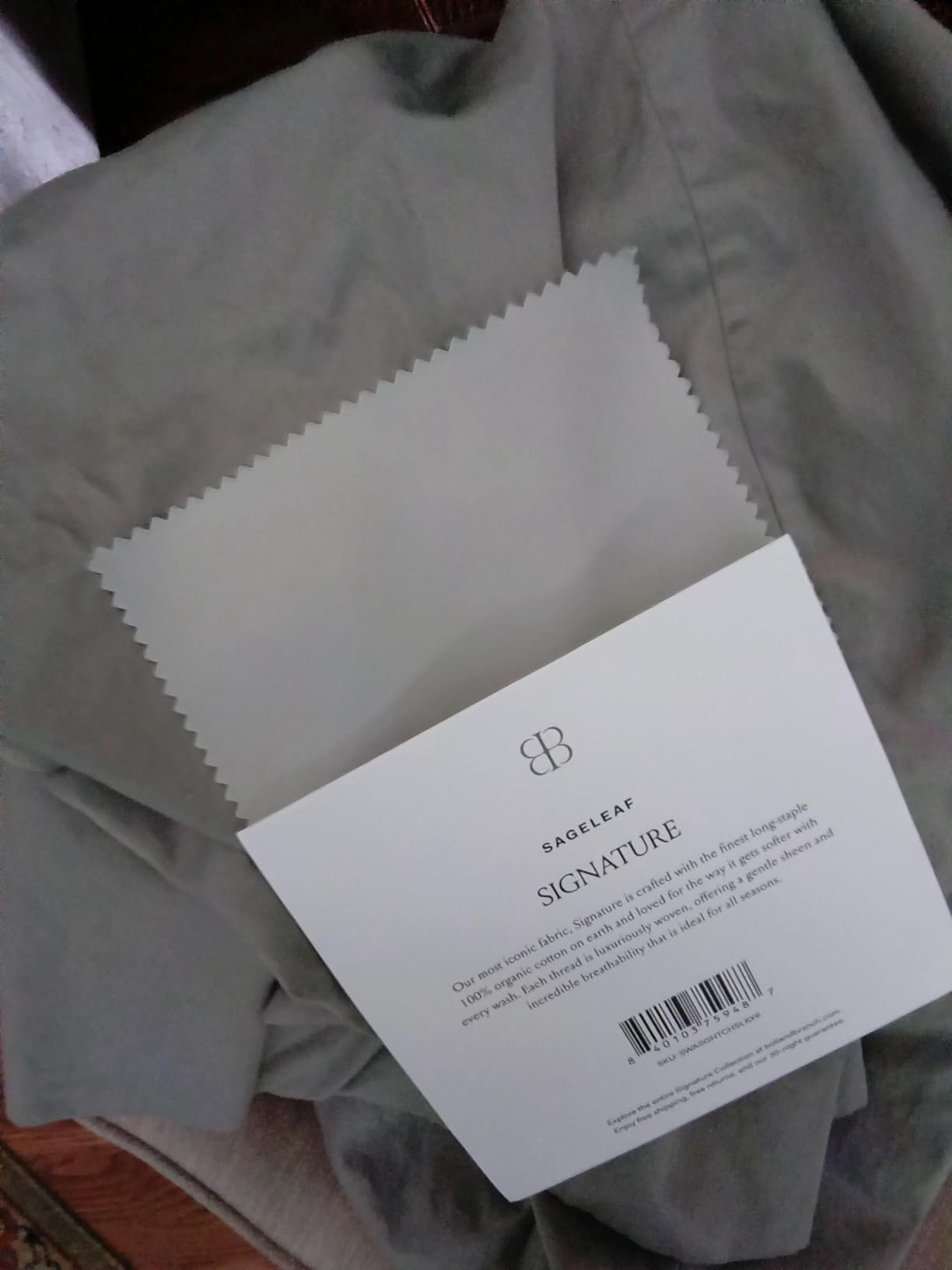 BOLL & BRANCH Signature Hemmed Sheet Set, King, White customer photo 2