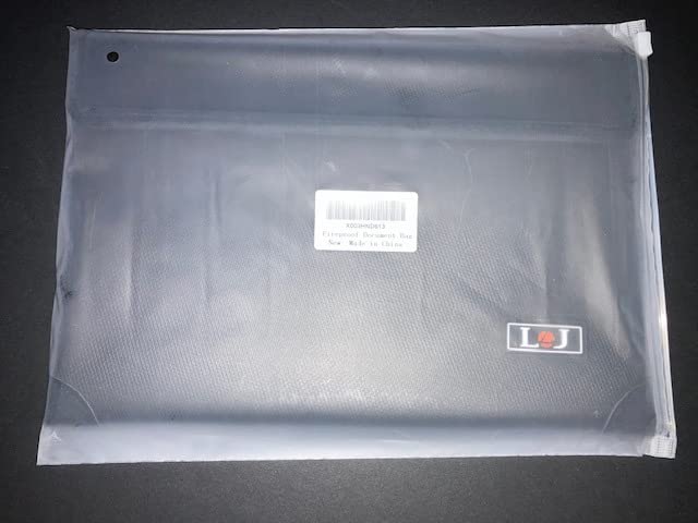 Fireproof Document Bag - with 5200°F Heat Insulated, Waterproof Fireproof Bag with Zipper, 8 Layers of Functional Materials, Fireproof Money Bag for Cash/Documents/Valuables, Fire bag 11
