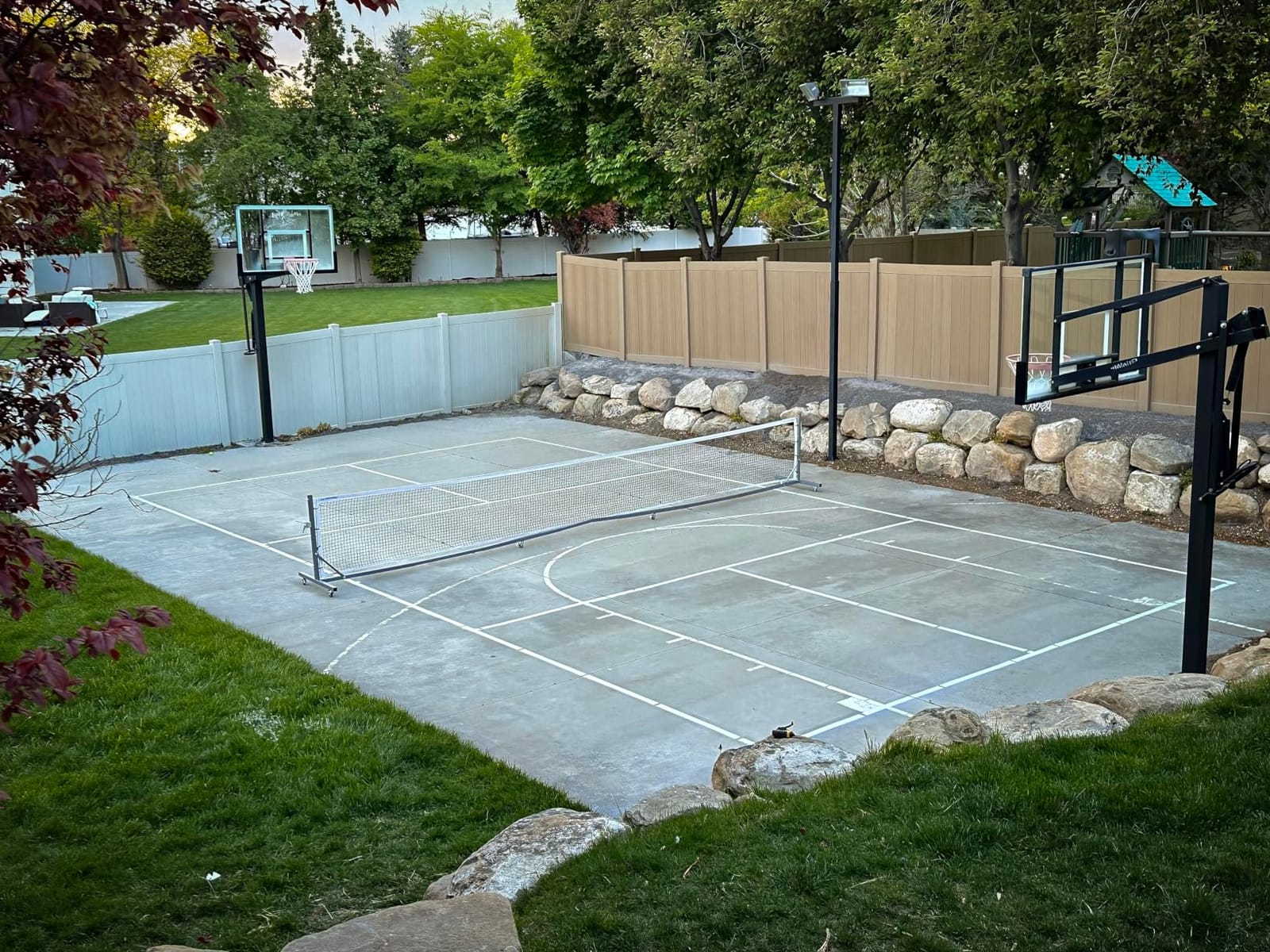 A11N SPORTS Pro Pickleball Net with Wheels, 22 FT Regulation Size customer photo 2