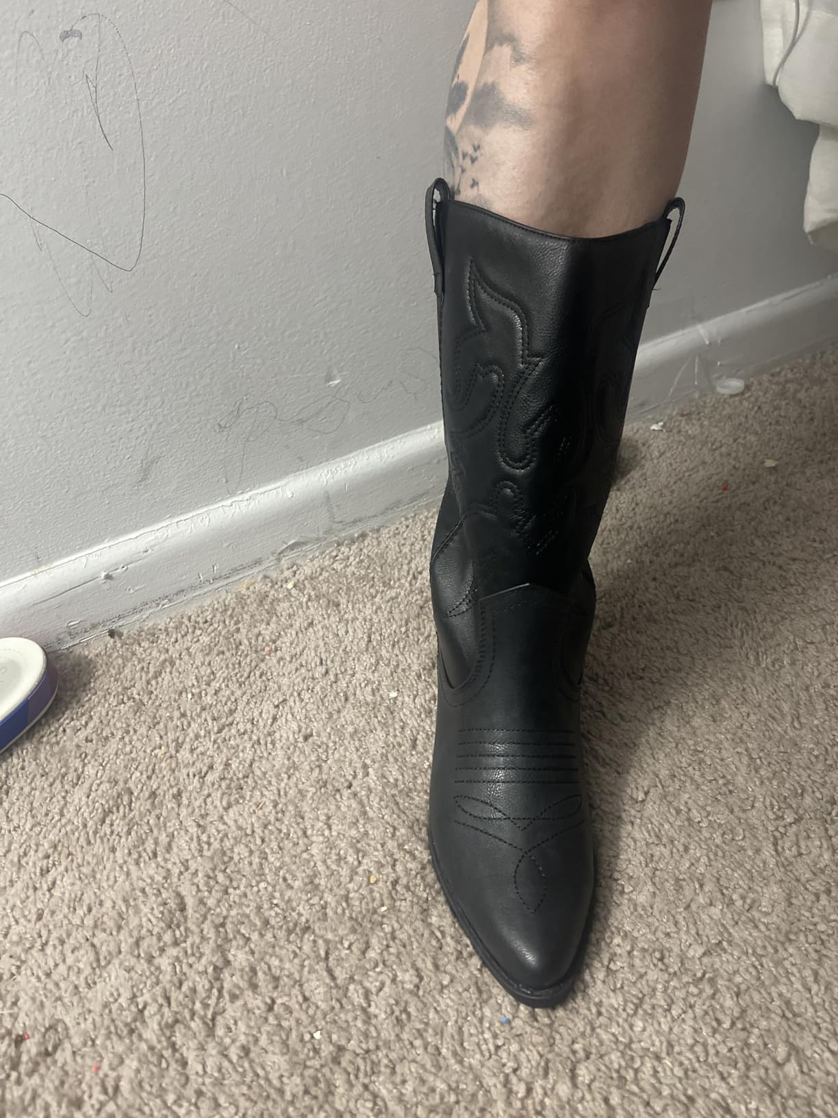 DREAM PAIRS Women's Cowboy Cowgirl Western Boots customer photo 2