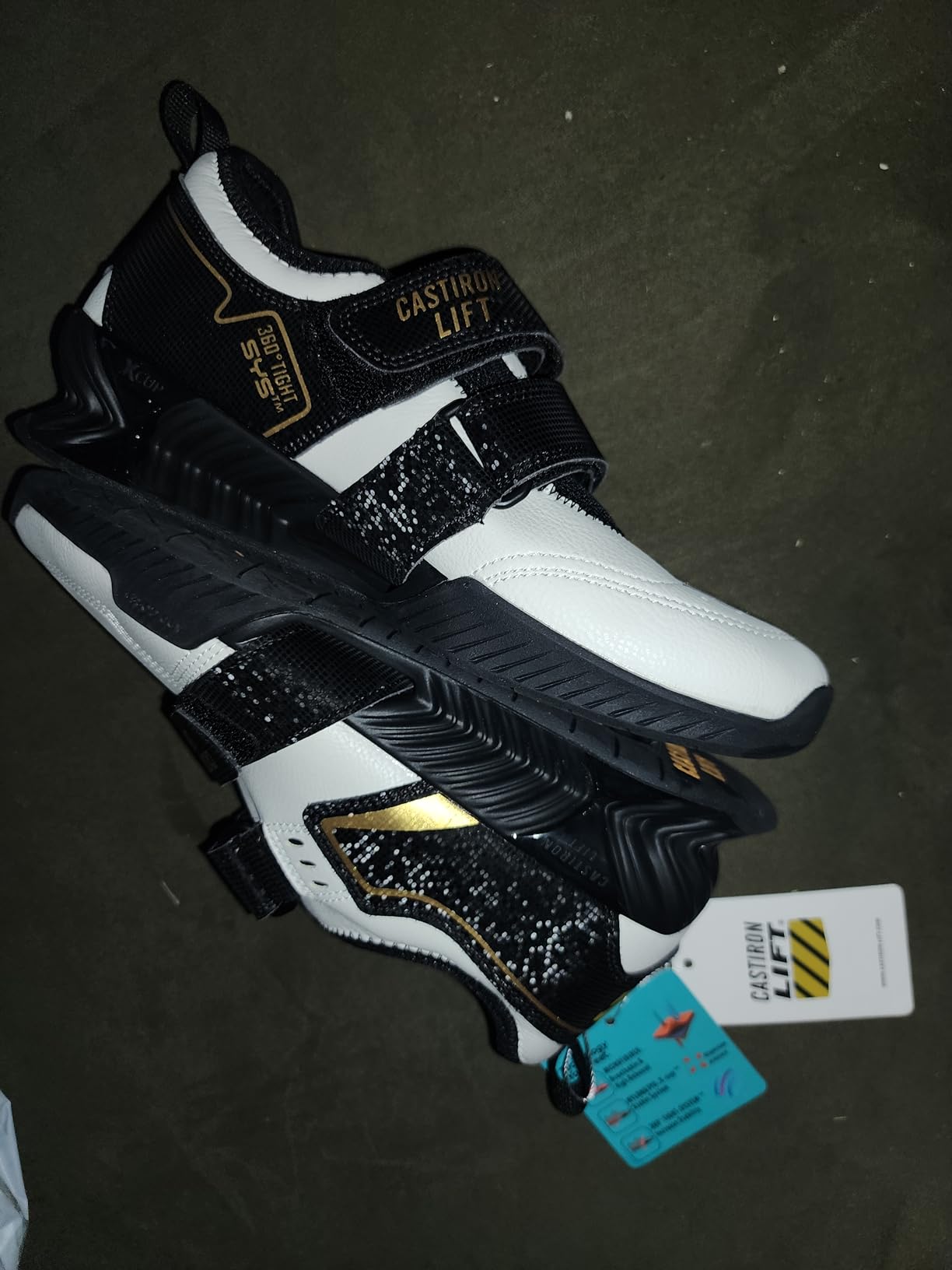 Weightlifting Shoes, Powerlifting Shoes Gym Shoes for Crossfit Lifting Footwear, Weight Lifting Shoes for Heavy Lifting Deadlifting Weight Training, Squat Shoe for Men Women customer photo 2