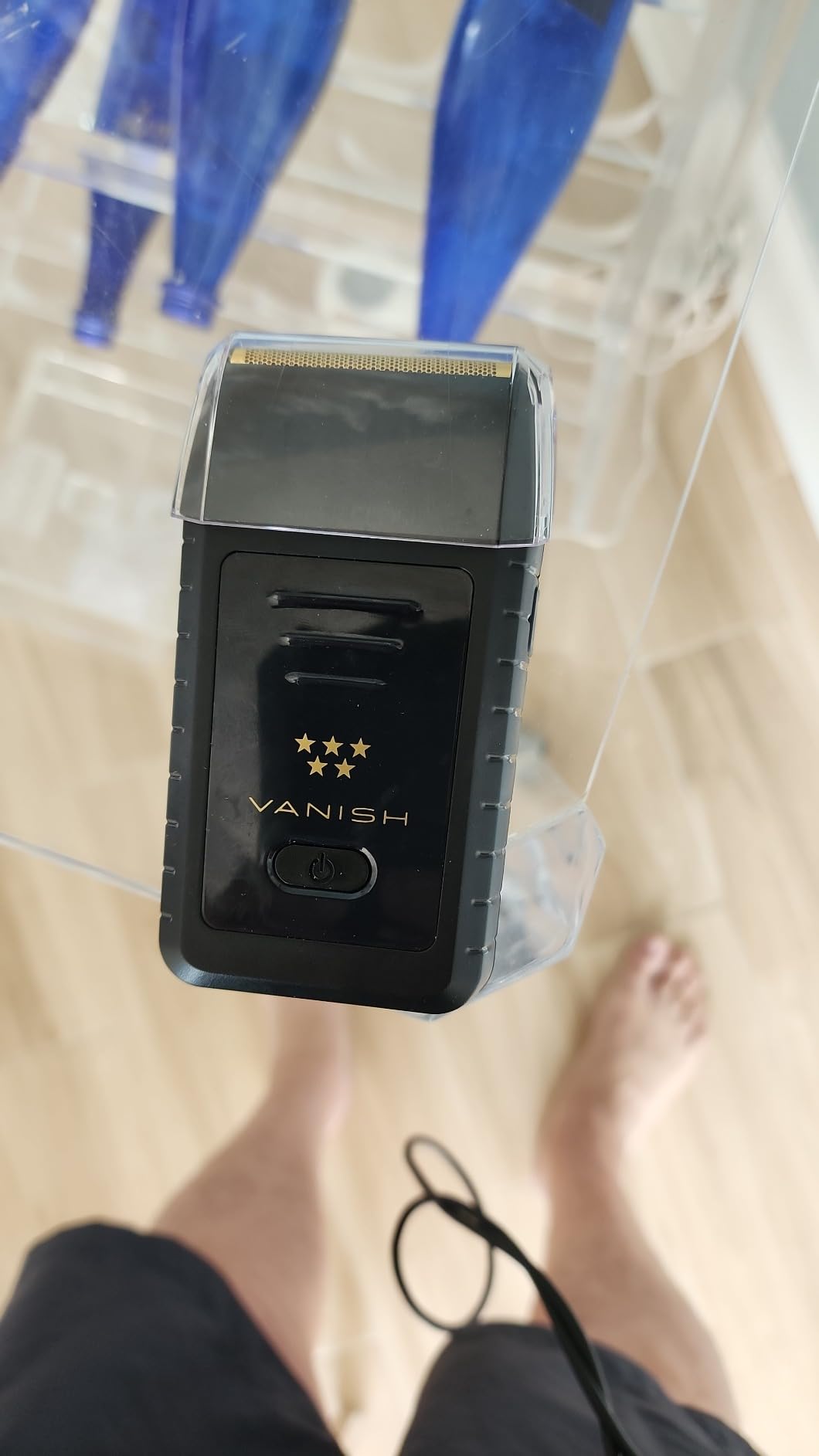 Wahl Professional 5 Star Vanish Cordless Foil Shaver, Model 08173-700 | Pop-Out Double Foil Bars with Independent Suspension for a Smoother Shave, Replaceable Foils, 100+ Min Runtime, LED Gauge customer photo 2