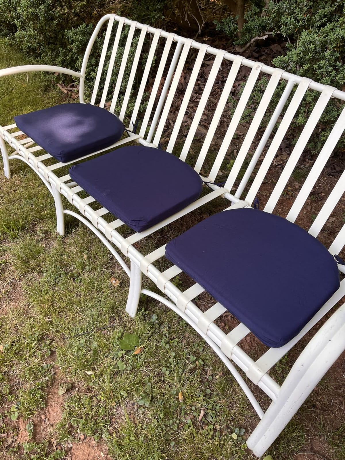 Wellsin Outdoor Chair Cushions for Patio Furniture - Outdoor Cushions for Chairs - Water Resistant Patio Chair Cushions Set of 4, 18.5