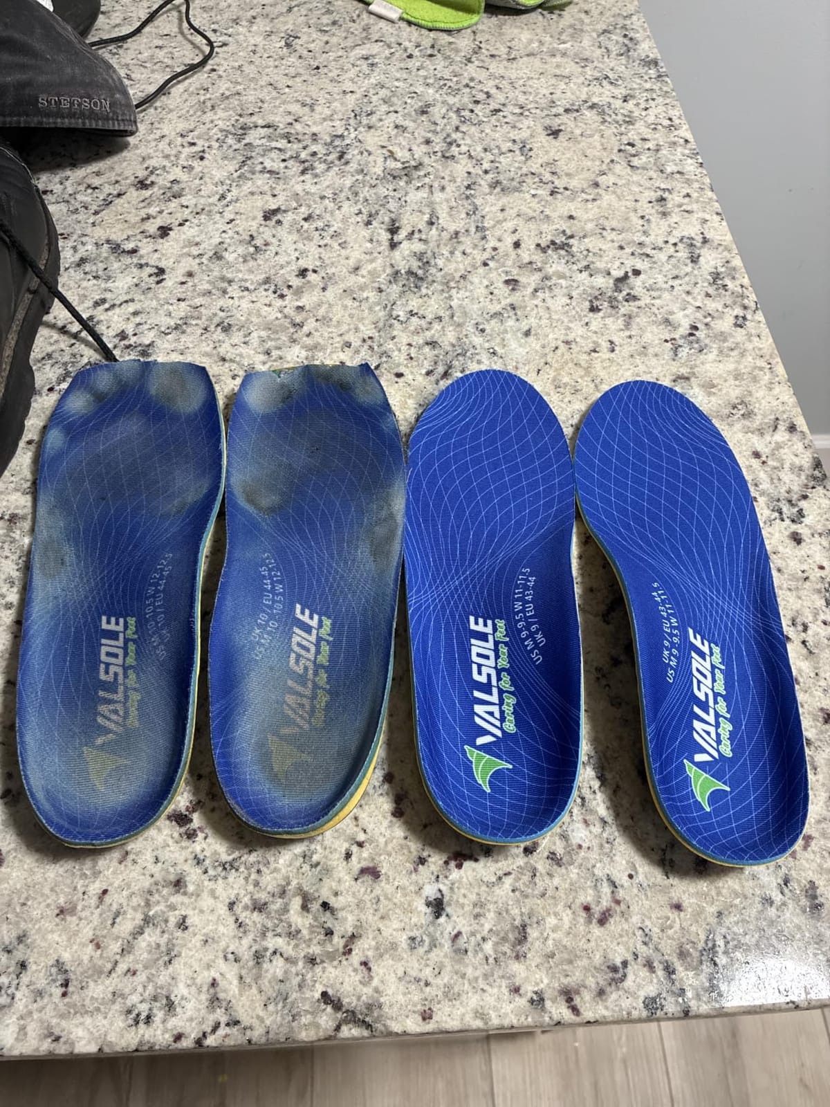 VALSOLE Heavy Duty Support Pain Relief Orthotics - 220+ lbs Plantar Fasciitis High Arch Support Insoles for Men Women, Flat Feet Orthotic Insert, Work Boot Shoe Insole, Absorb Shock with Every Step customer photo 1