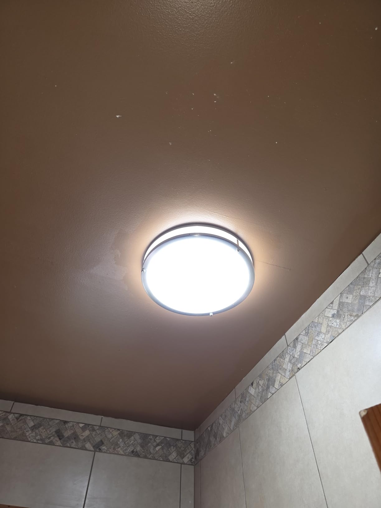 36W LED Ceiling Lights 3600lm Super Bright, Flush Mount Light Fixtures, Dimmable, 6500K/5000K/4000K/3000K/2700K Adjusted Modern Ceiling Lights 2PACK, 13in Ceiling Lamps for Bedroom Kitchen, Nickle customer photo 2