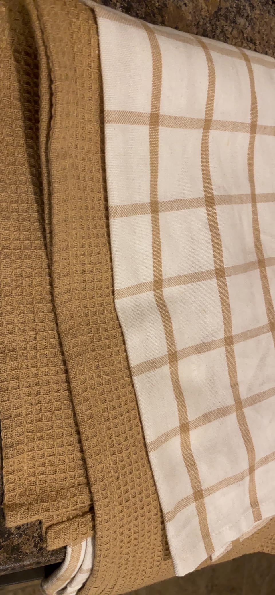 LANE LINEN Dish Towels for Kitchen 100% Cotton Tightly Woven 6 Pack - Olive customer photo 2