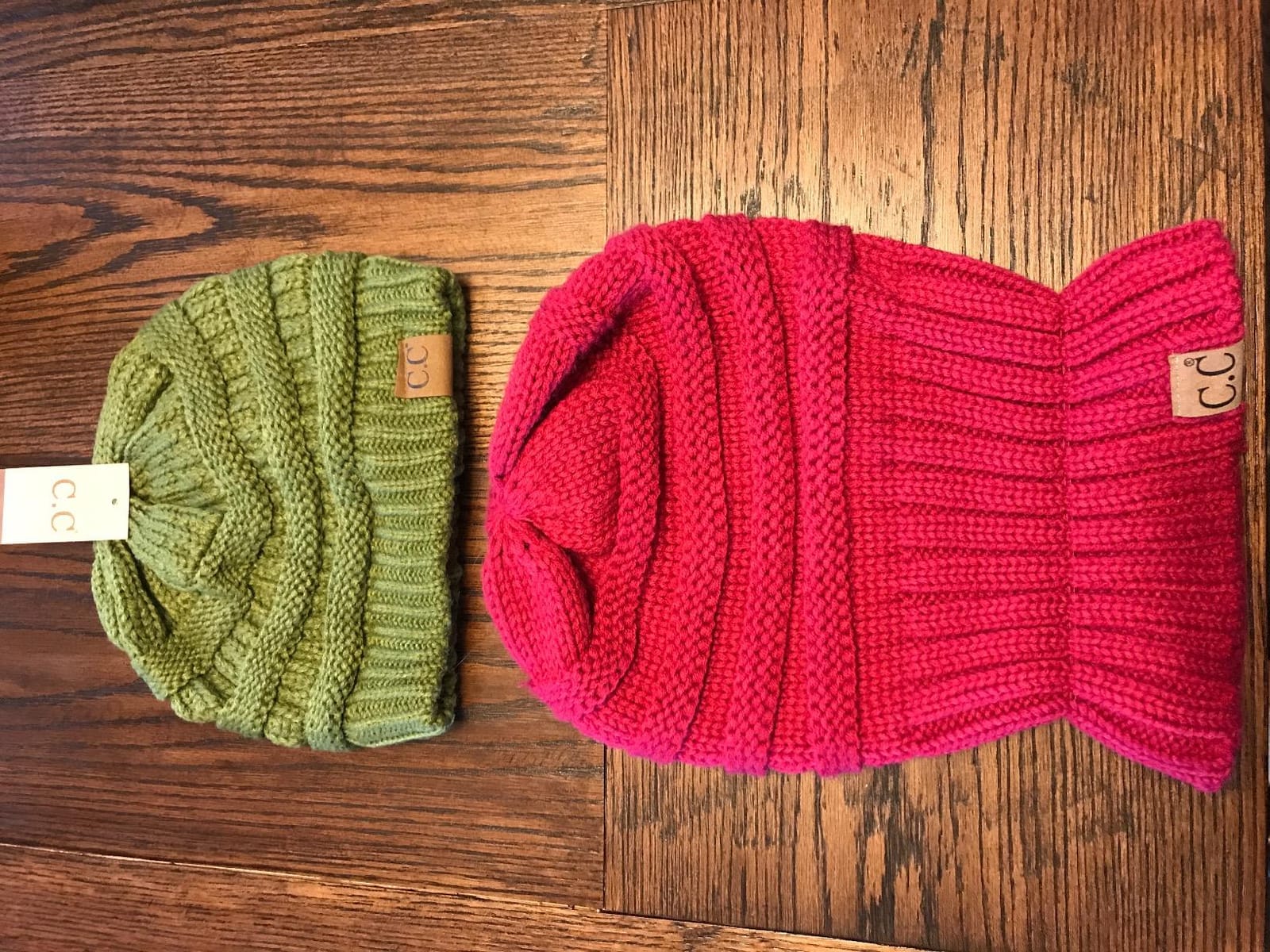 C.C Trendy Warm Chunky Soft Stretch Cable Knit Beanie customer photo 2