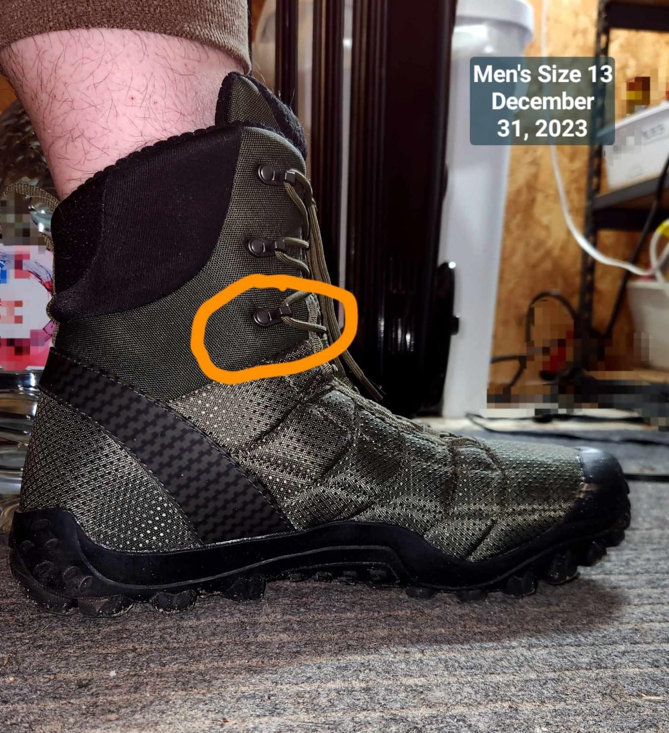 XPETI Men’s Crest Thermo High-Top Winter Hiking Boots Waterproof Insulated customer photo 1