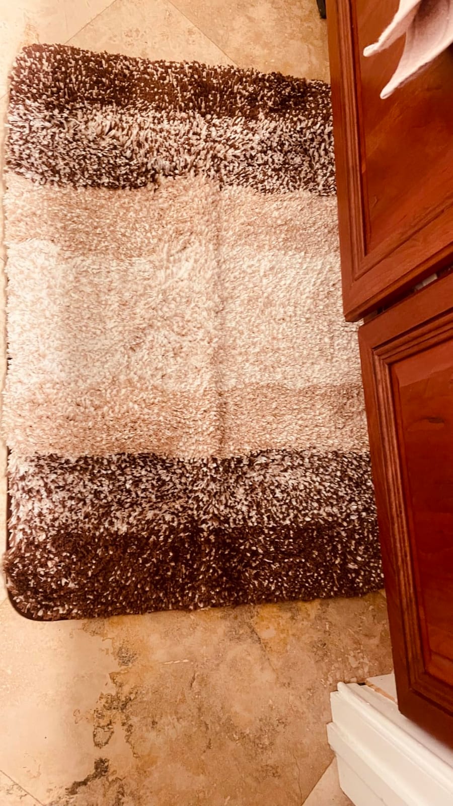 OLANLY Micorfiber Bathroom Rug Set 2 Piece, Soft Absorbent Bath Mats, Grey customer photo 2