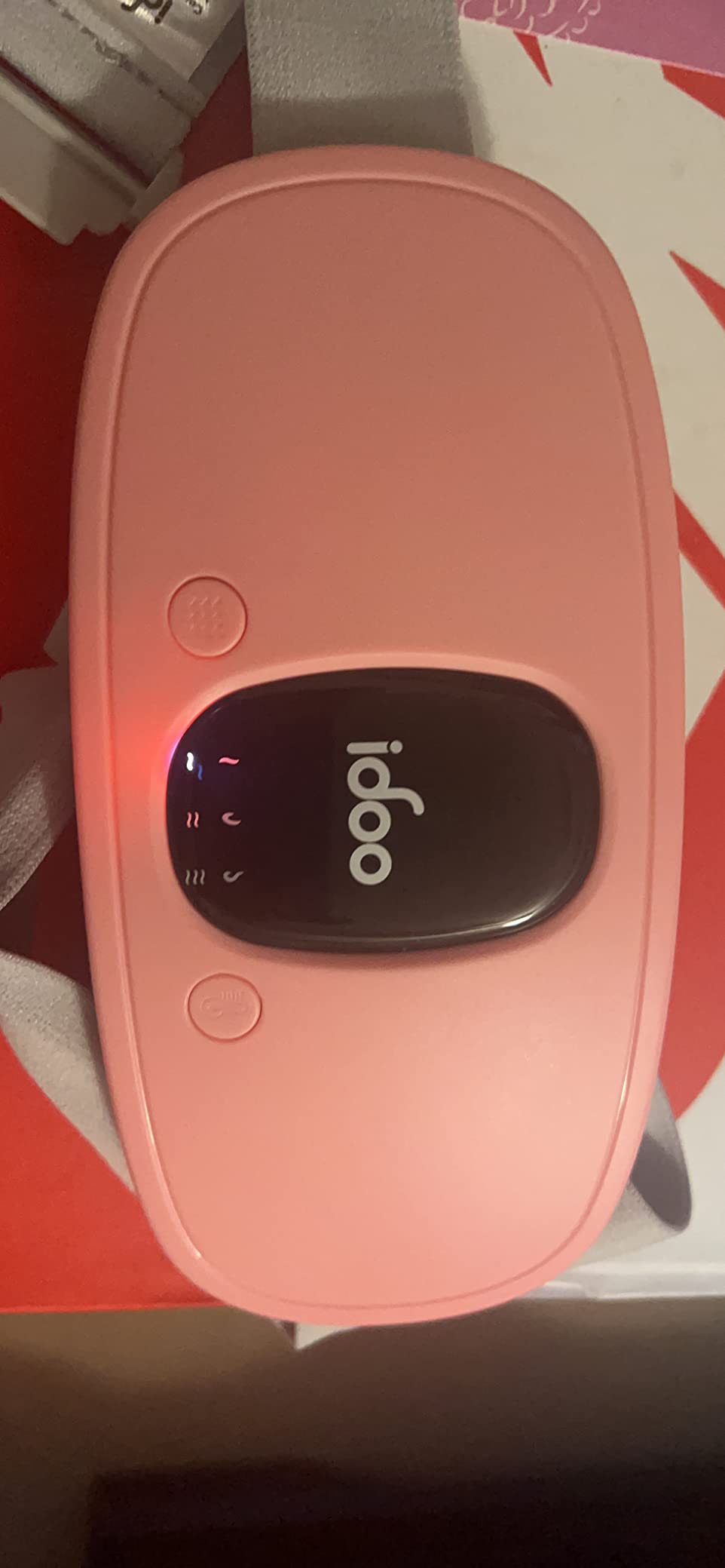 iDOO Cordless Heating Pad for Menstrual Cramps, Lightweight & Portable customer photo 1