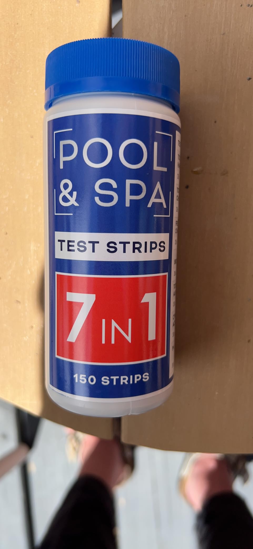 All-New Pool and Spa Test Strips 7 in 1 Quick SuperAccurate Swimming 150 Pool Test Kit - Hot Tub Test Strips & Pool Water Testing Strips for pH Chlorine Bromine Hardness Alkalinity Cyanuric Acid customer photo 2