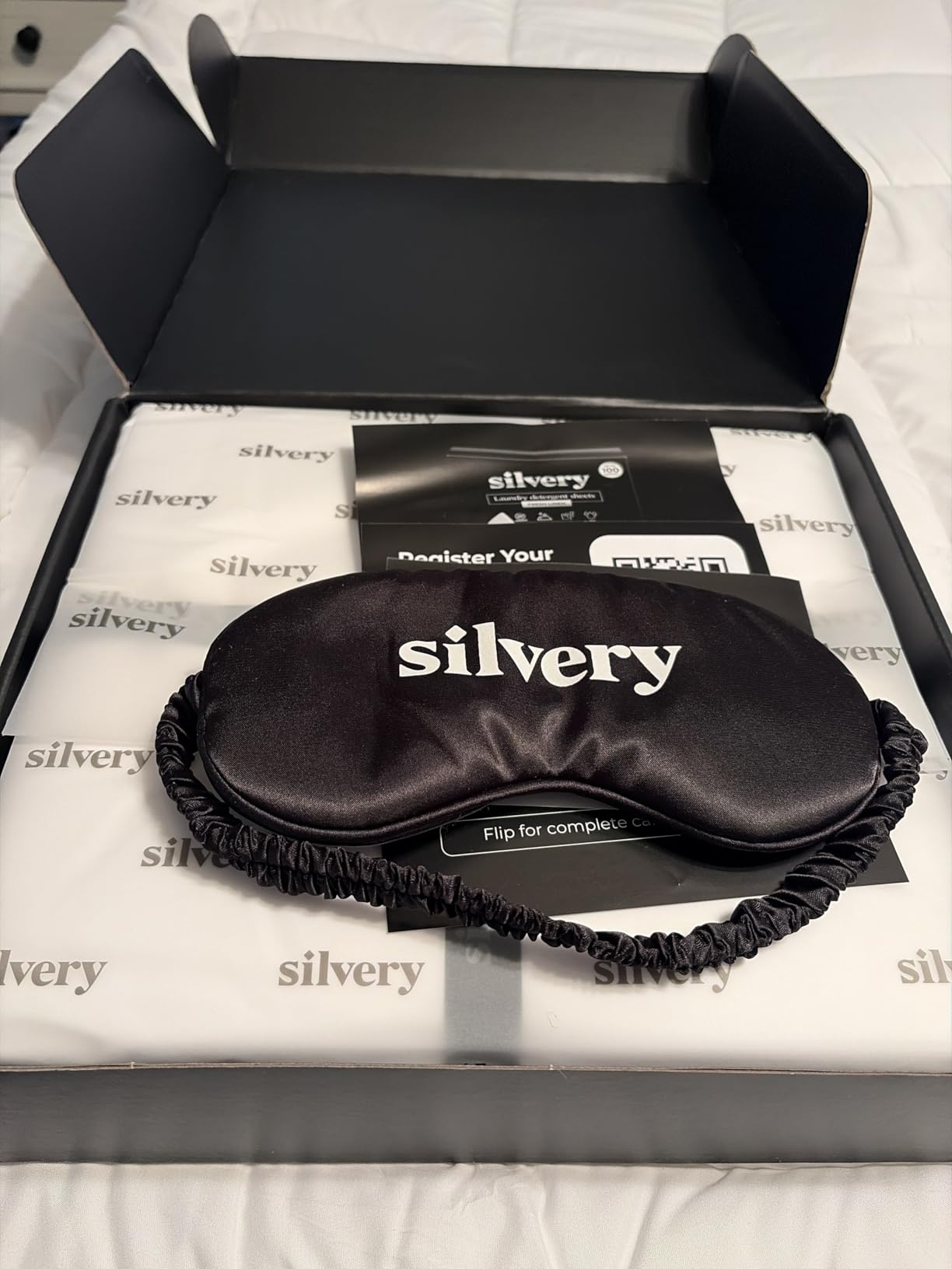 Silvery Silver Infused Bed Sheets Set - Ultra-Soft Temperature-Regulating Fabric with Self-Cleaning Technology™ that Stays Fresh 3X Longer for Hygienic Sleep (Cool Gray, Queen) customer photo 2