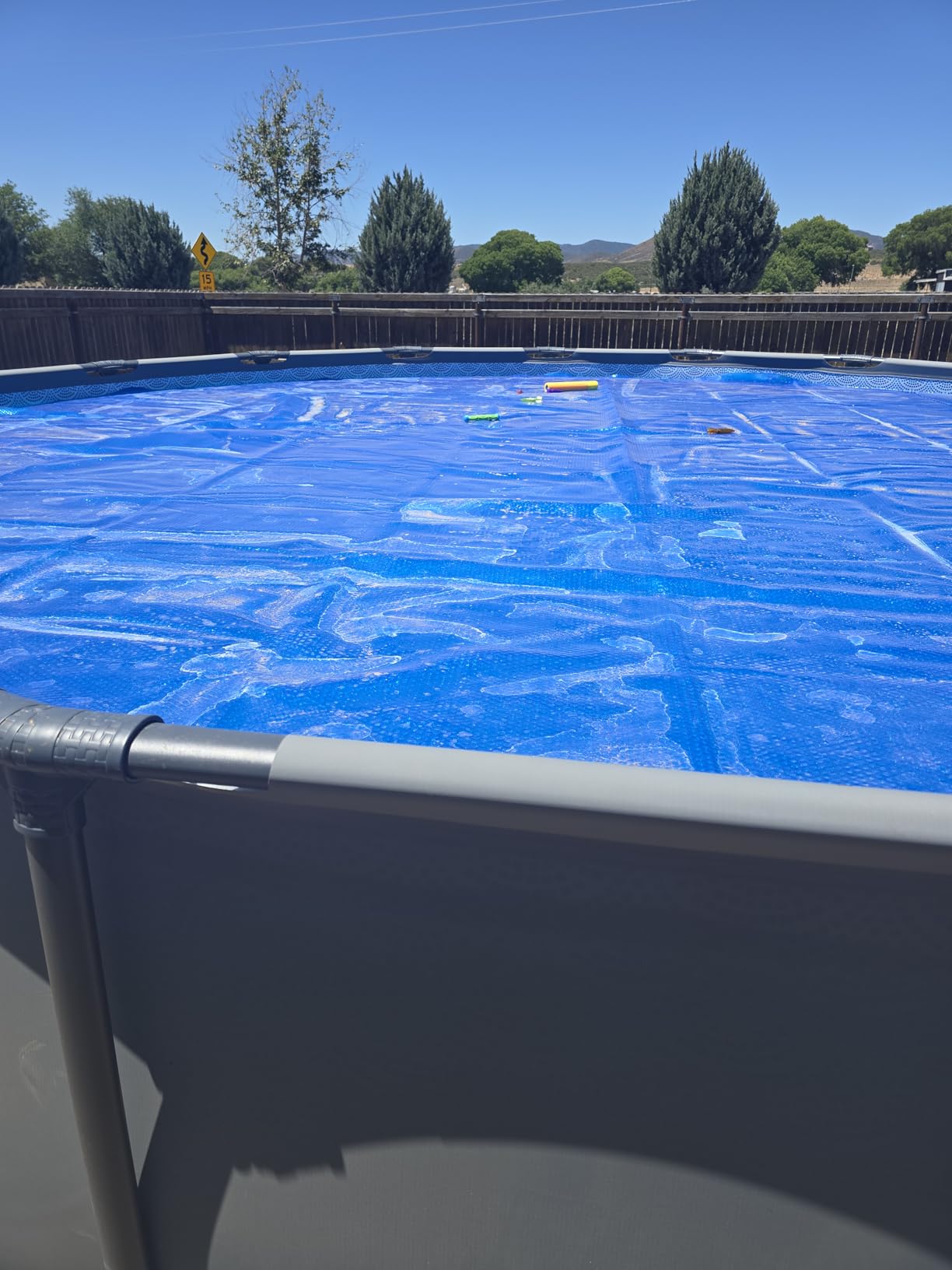 VINGLI 18x36ft Solar Pool Cover 12mil Rectangle Blue customer photo 1